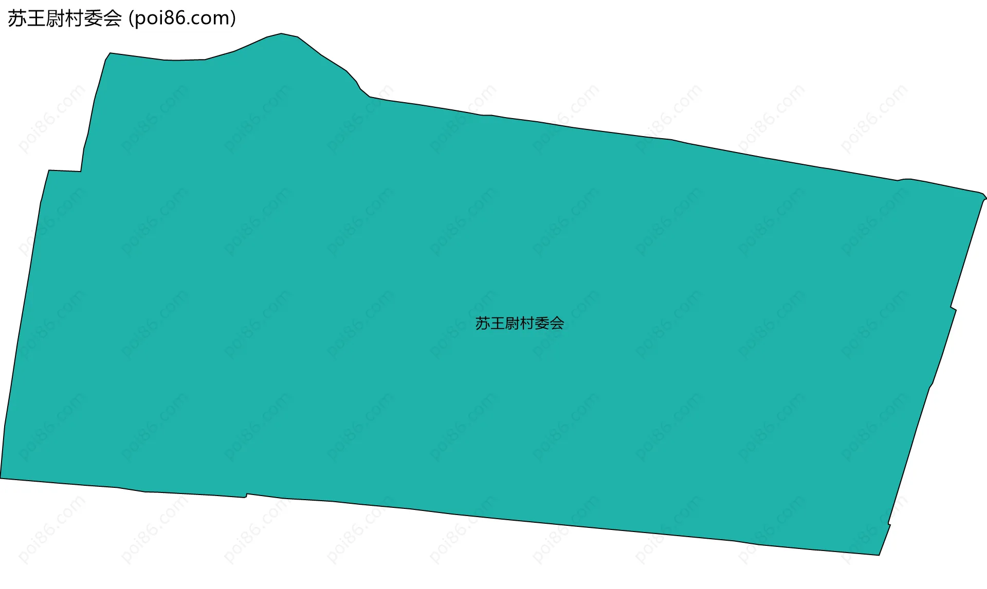 苏王尉村委会边界地图