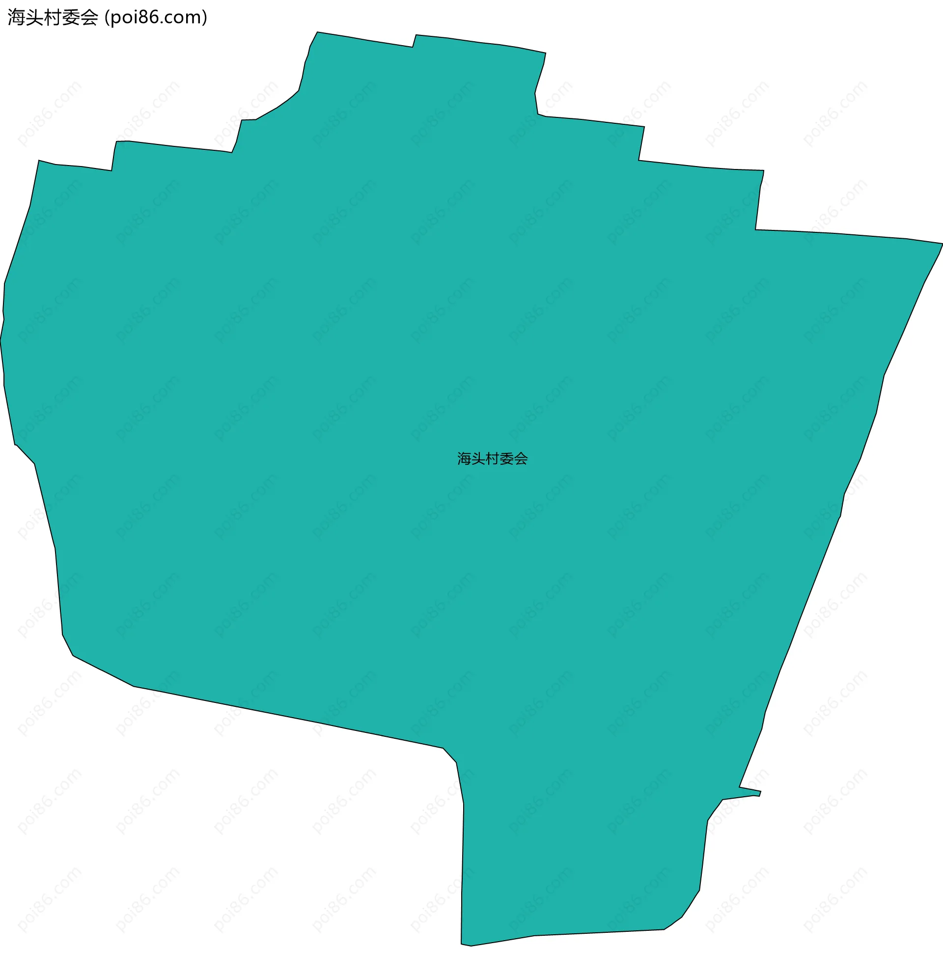 海头村委会边界地图