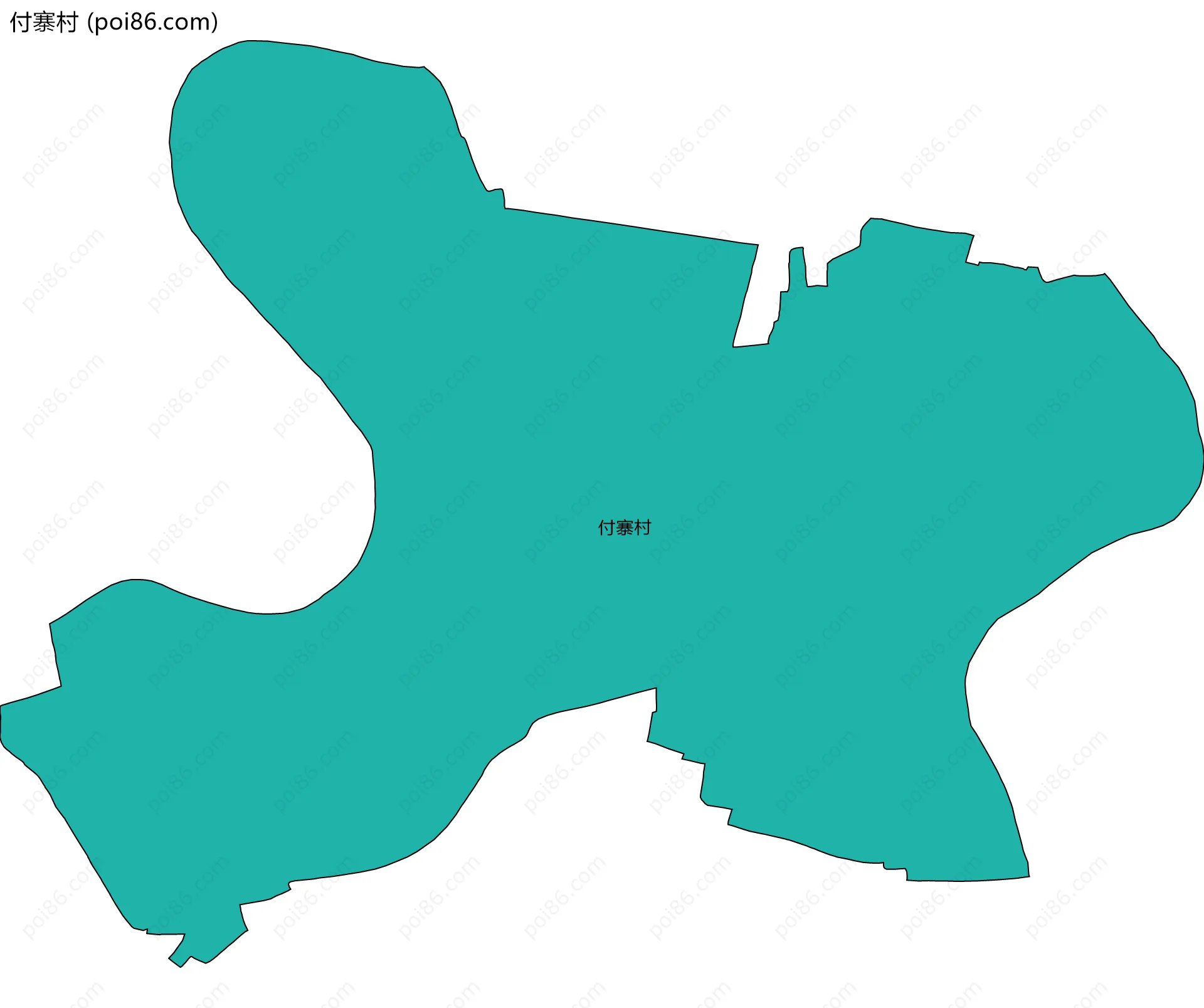 付寨村边界地图