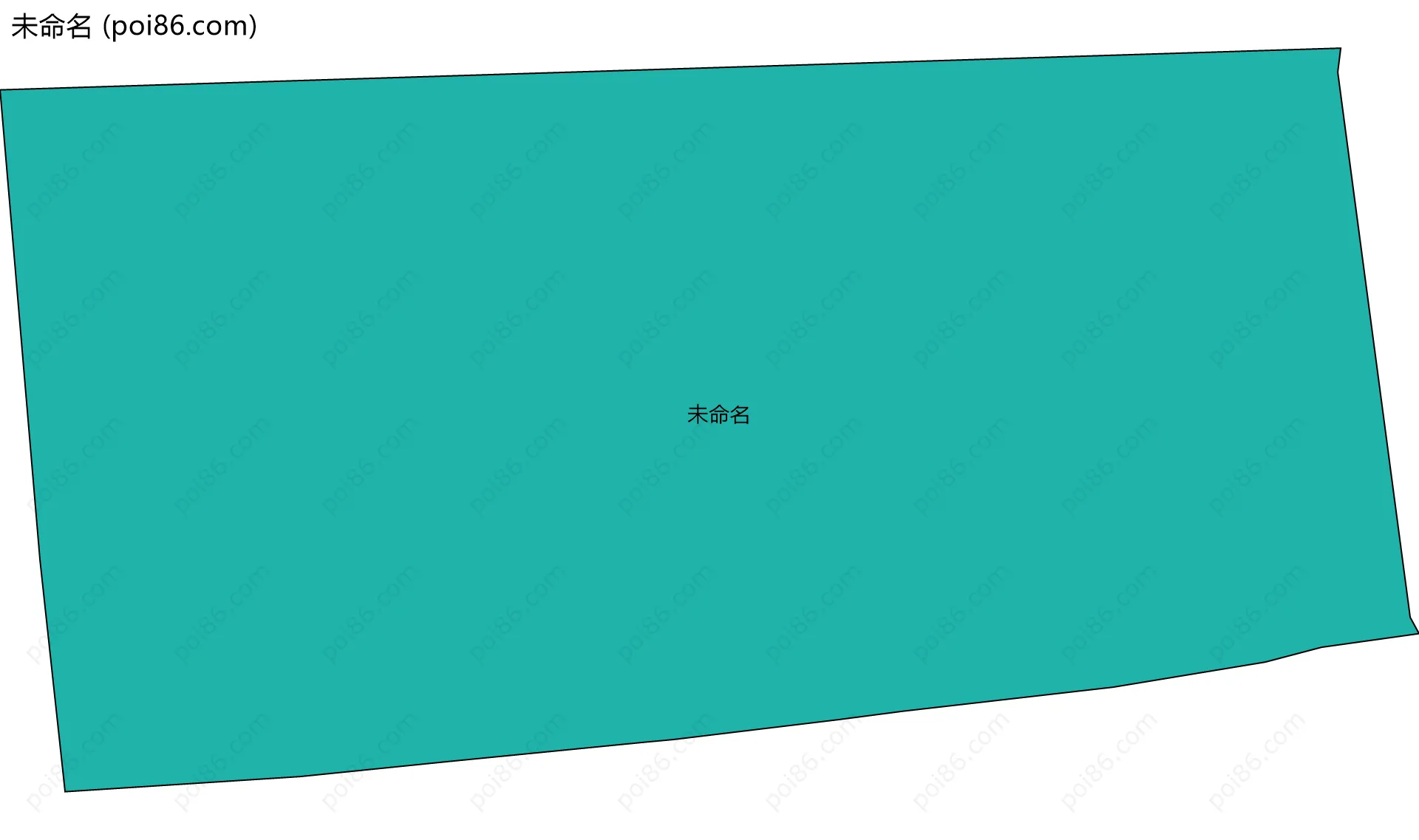未命名边界地图