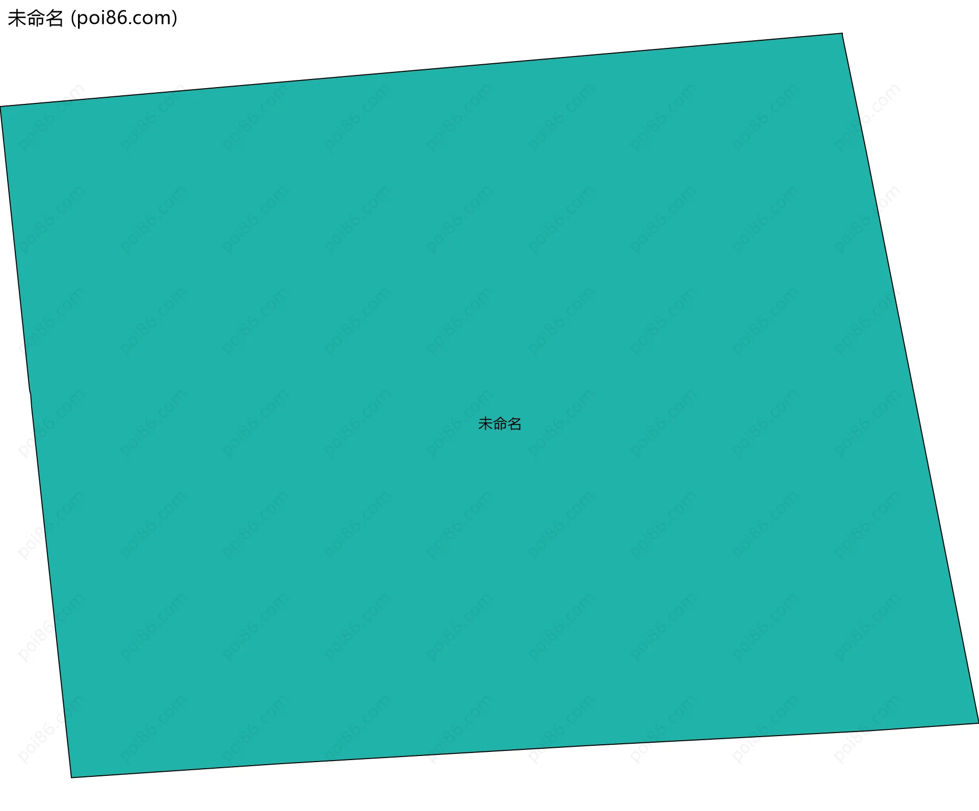 未命名边界地图