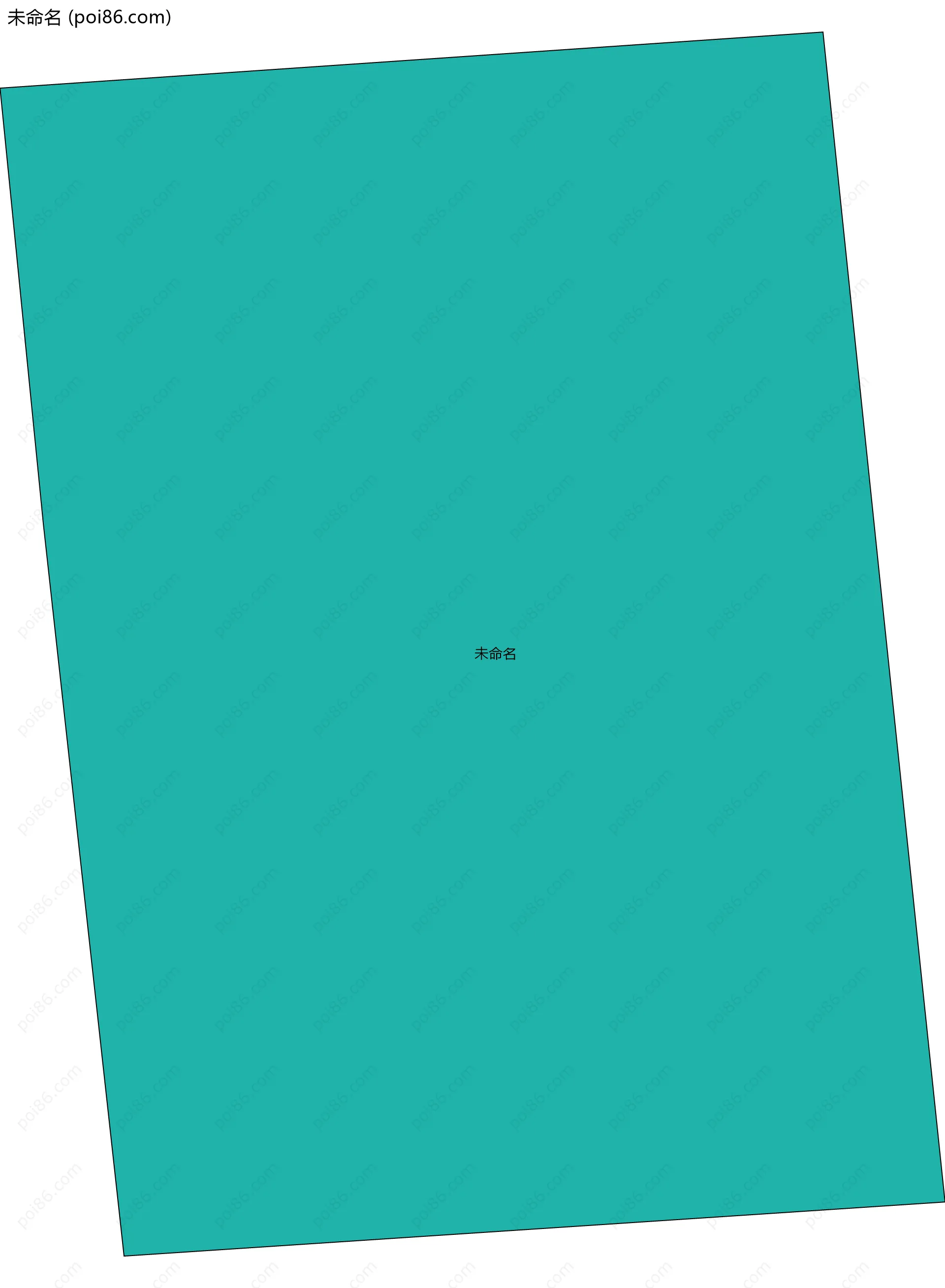 未命名边界地图