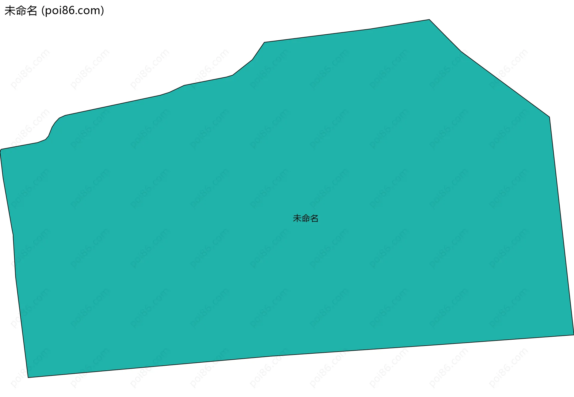 未命名边界地图