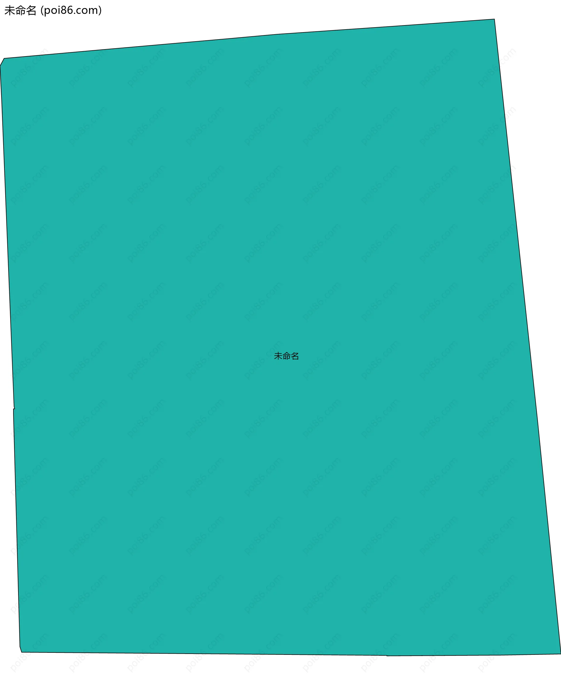 未命名边界地图