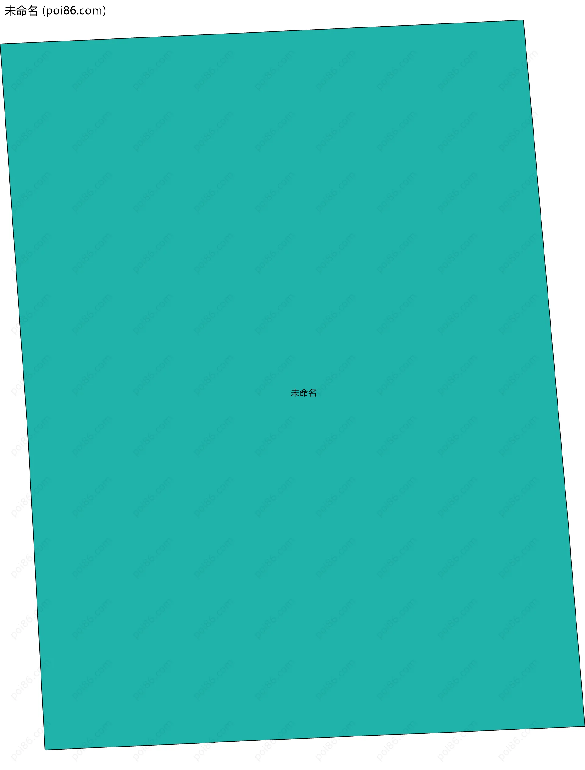 未命名边界地图