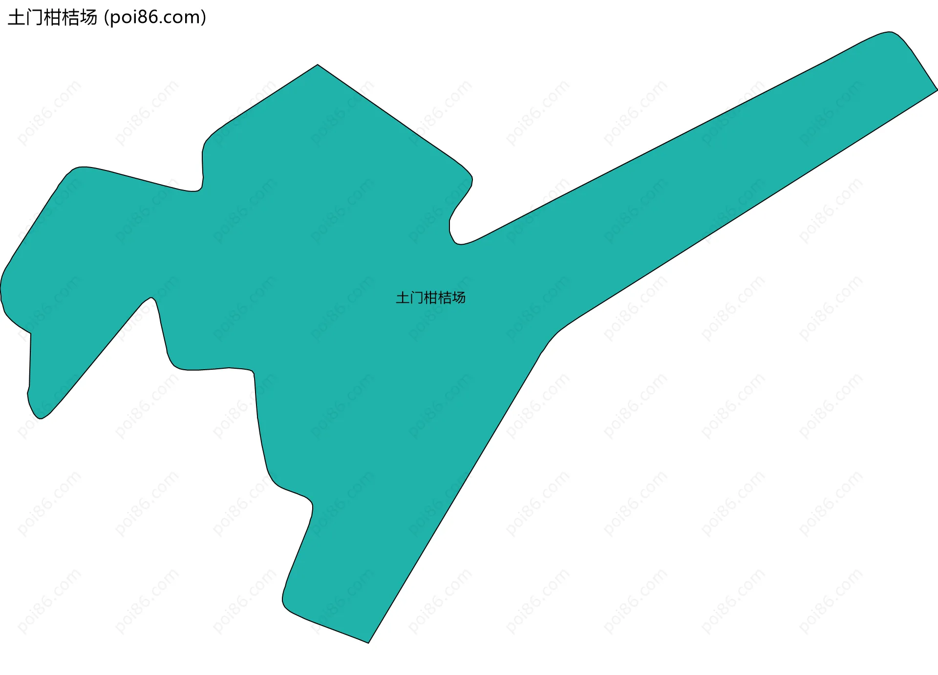 土门柑桔场边界地图