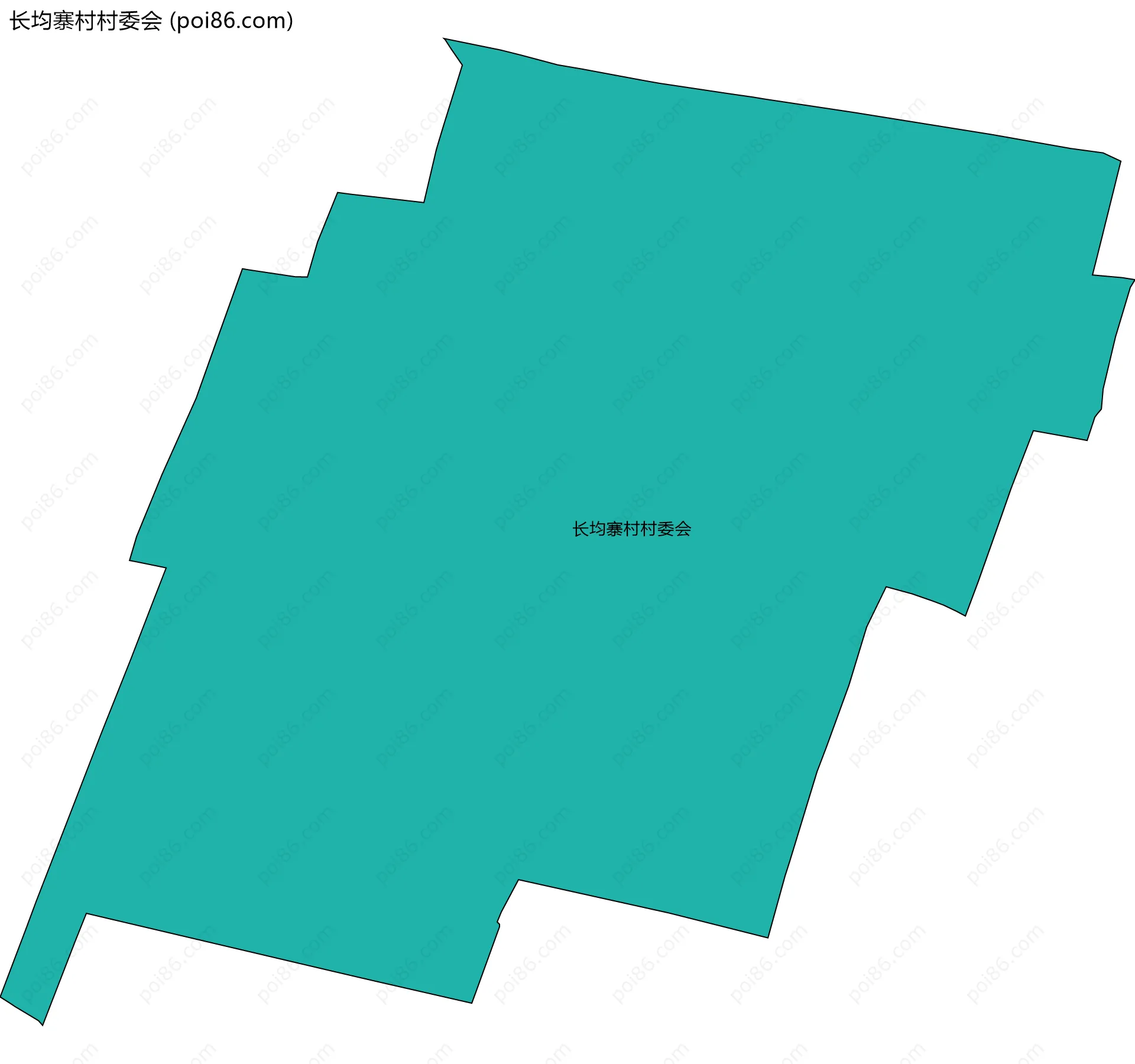 长均寨村村委会边界地图