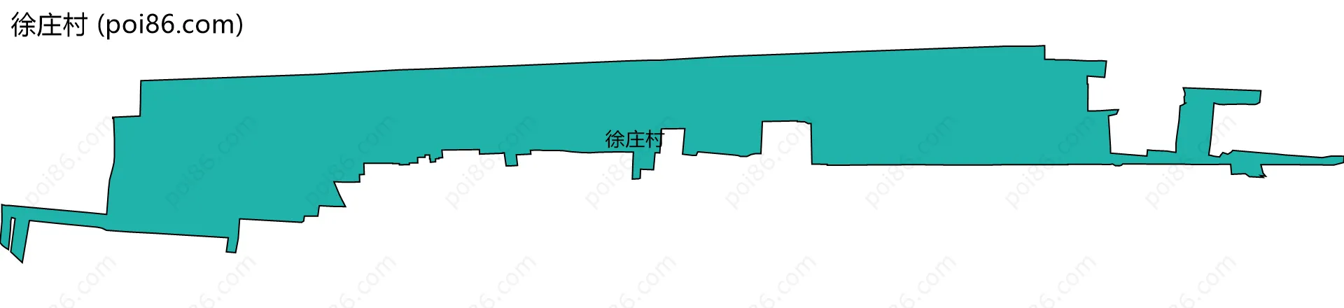 徐庄村边界地图
