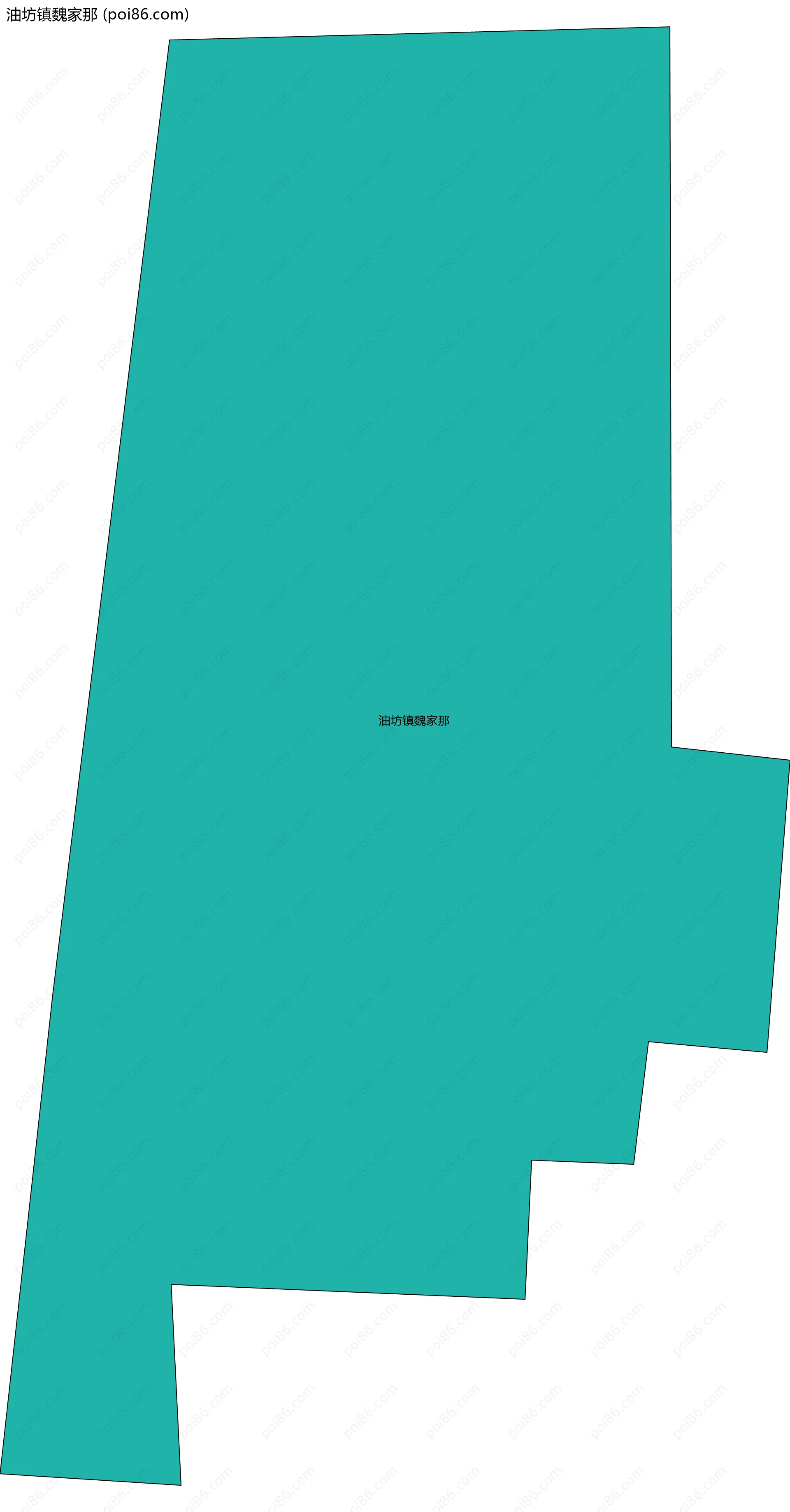 油坊镇魏家那边界地图