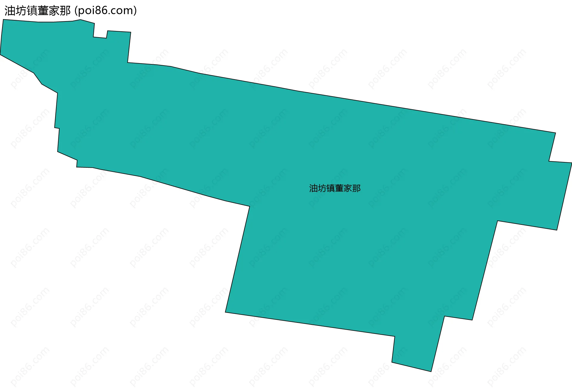 油坊镇董家那边界地图
