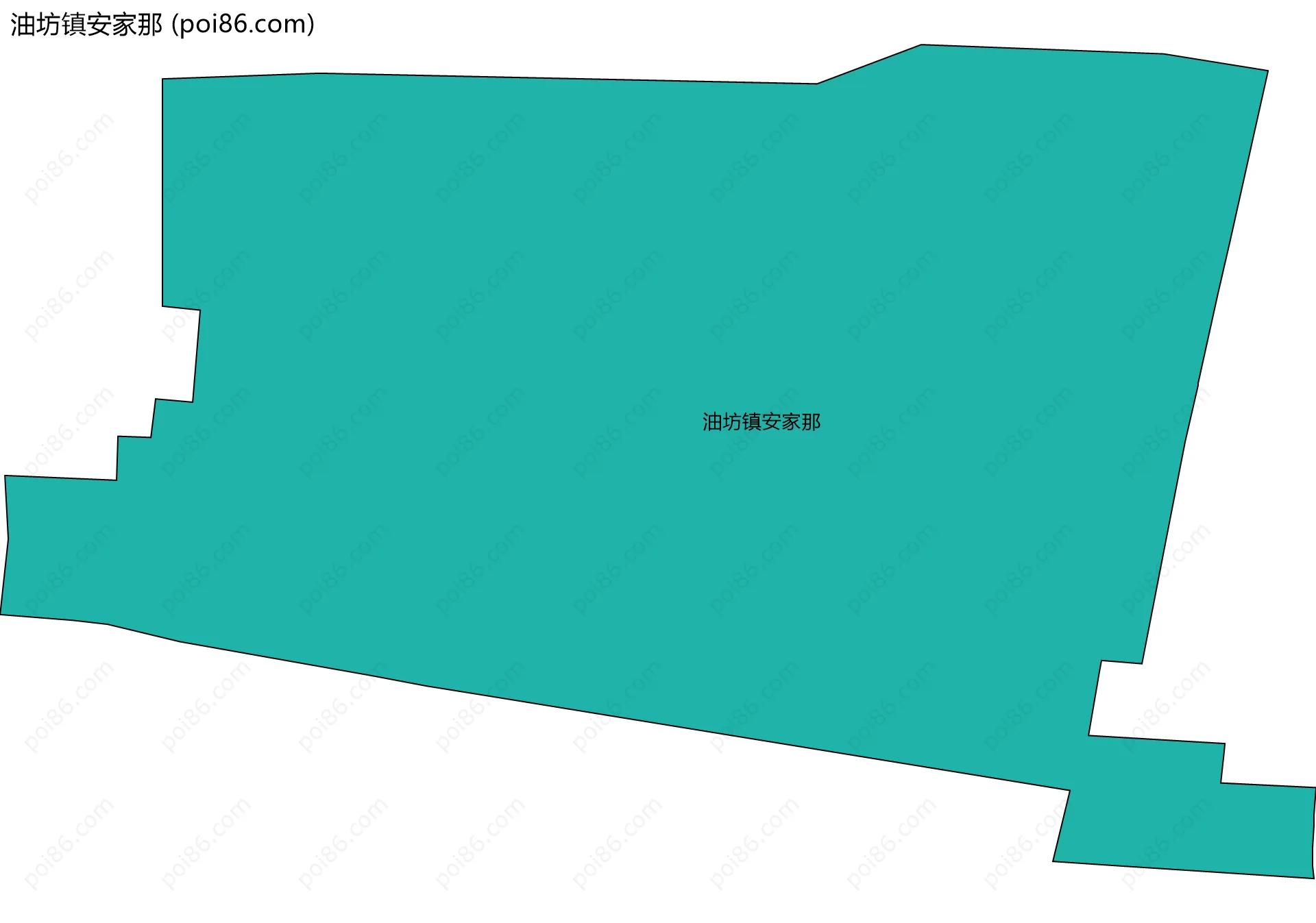 油坊镇安家那边界地图