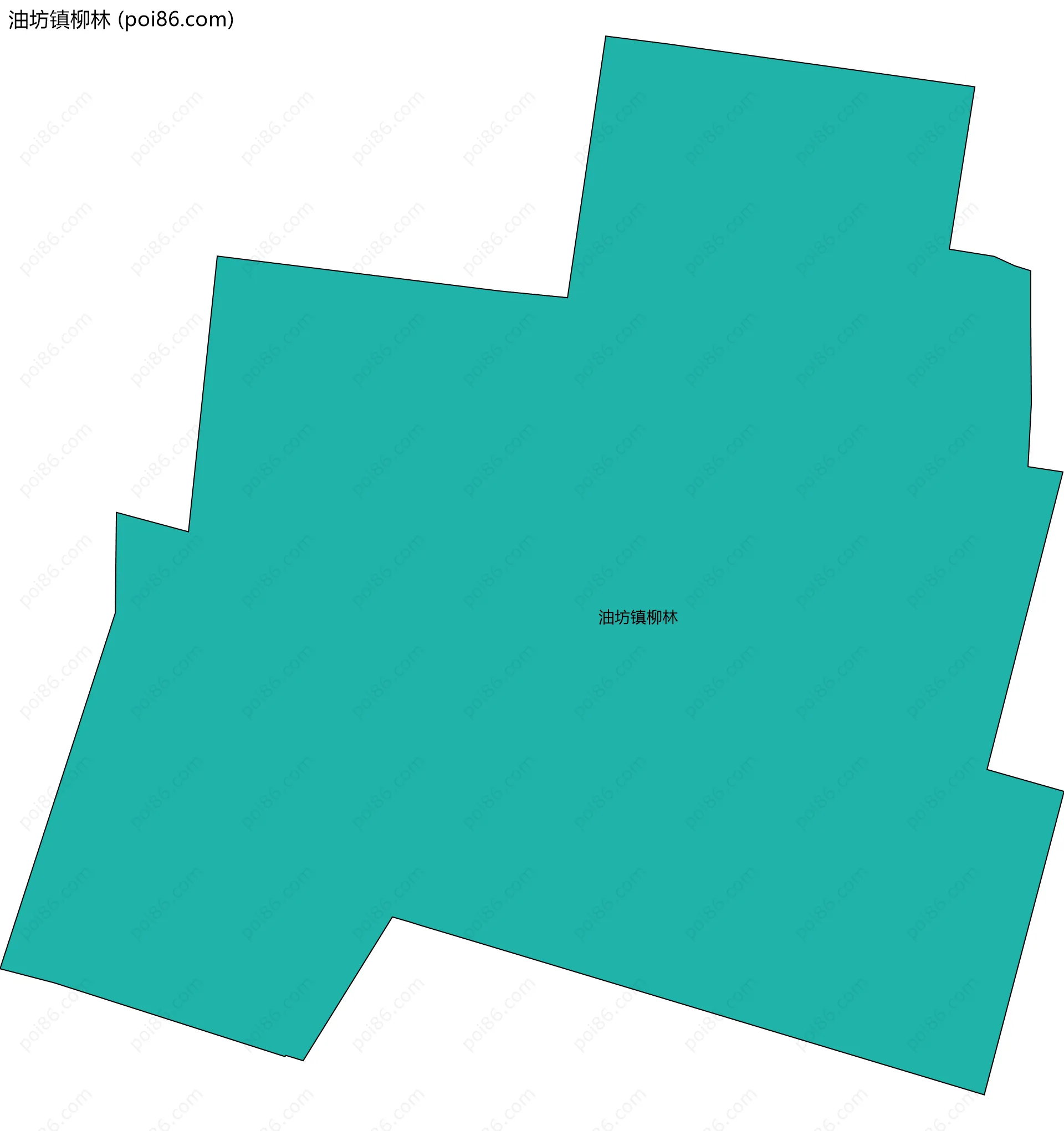 油坊镇柳林边界地图