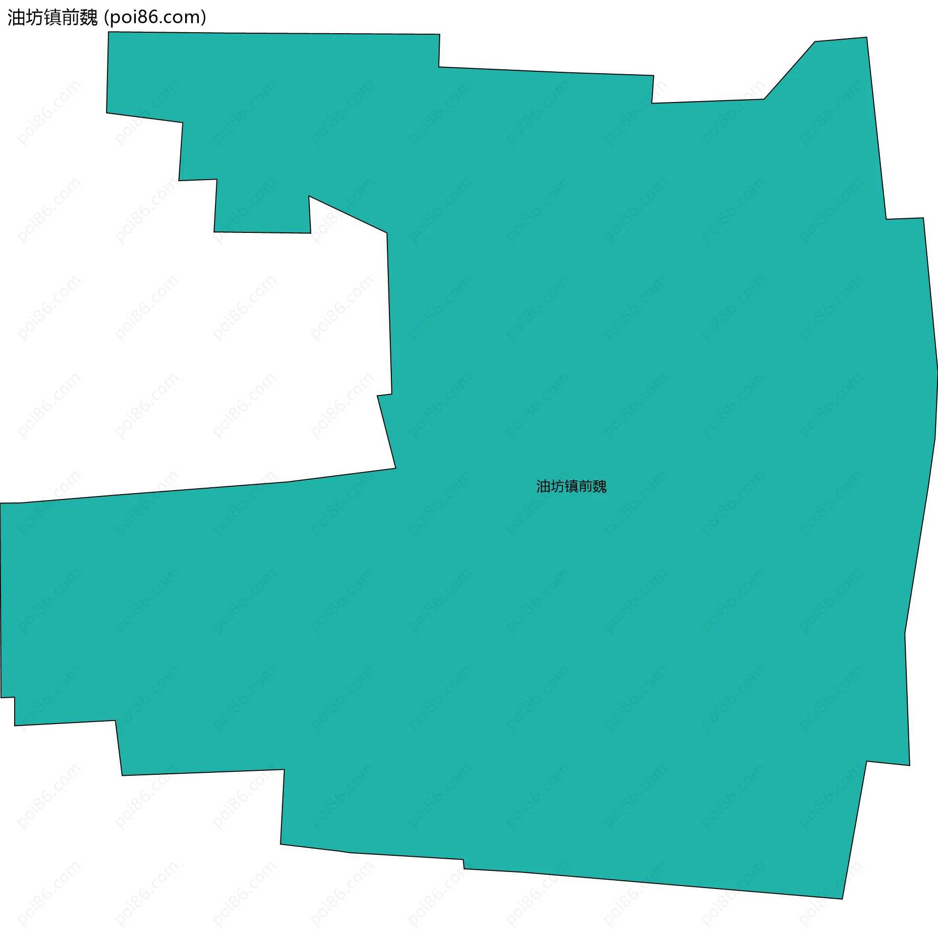 油坊镇前魏边界地图