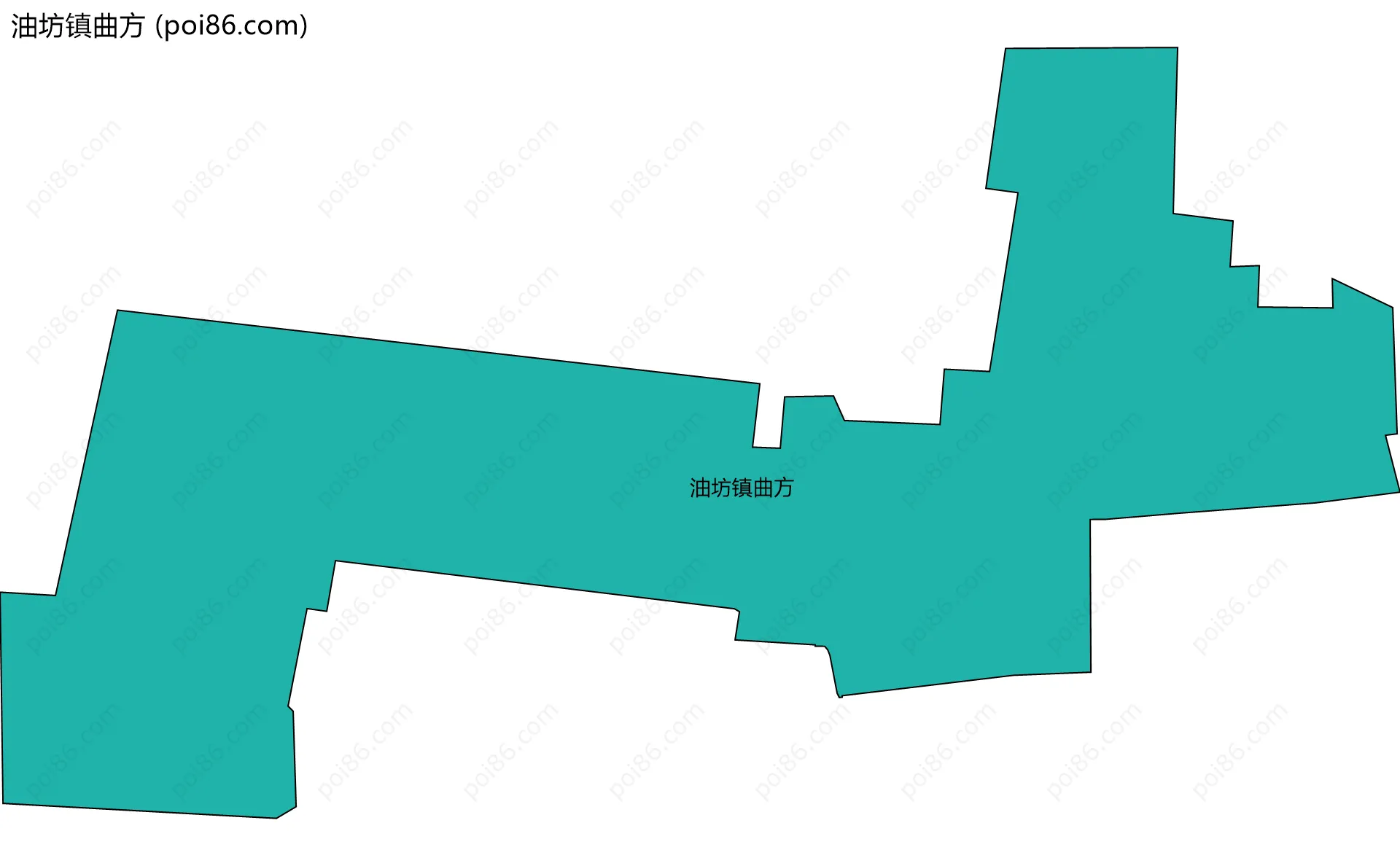 油坊镇曲方边界地图