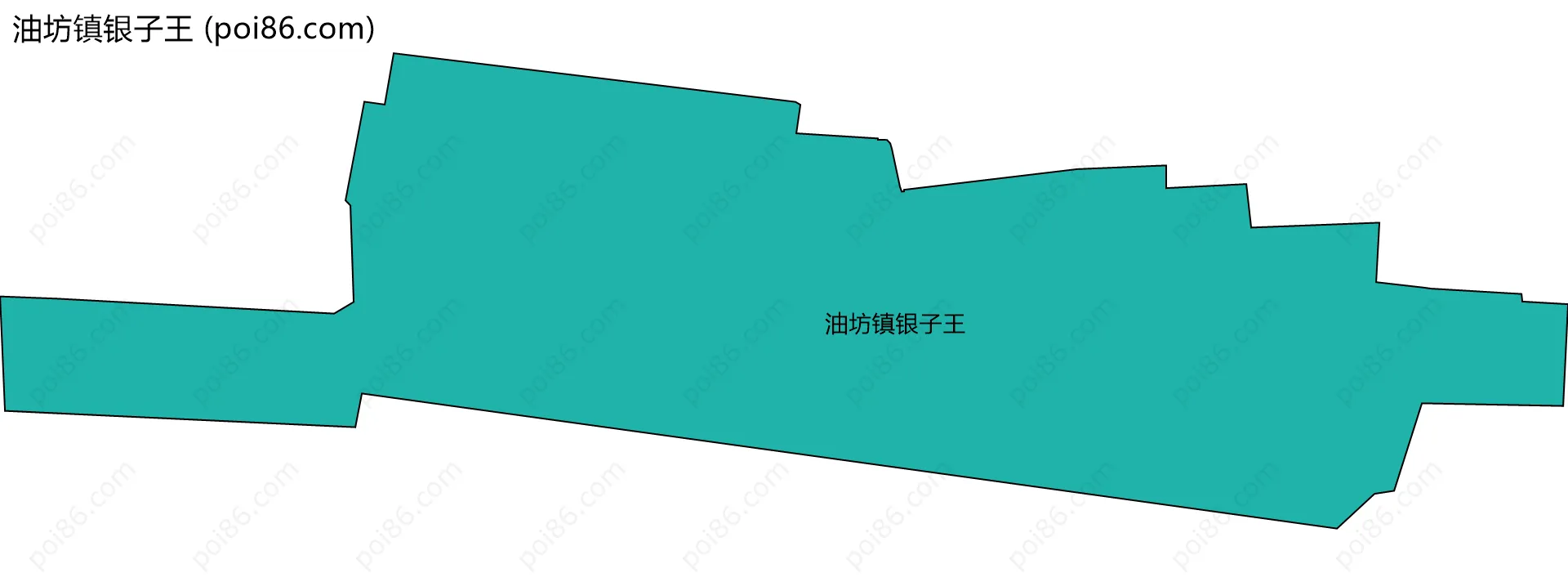 油坊镇银子王边界地图