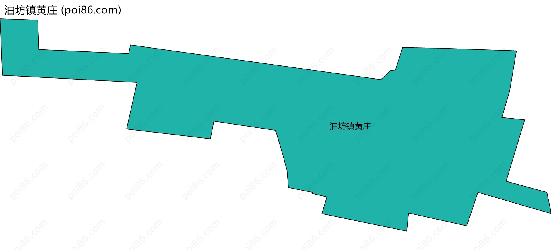 油坊镇黄庄边界地图