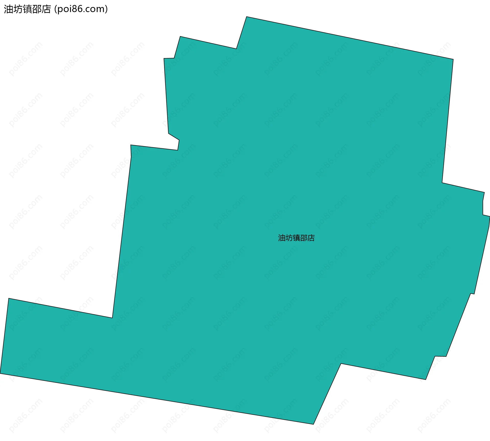 油坊镇邵店边界地图