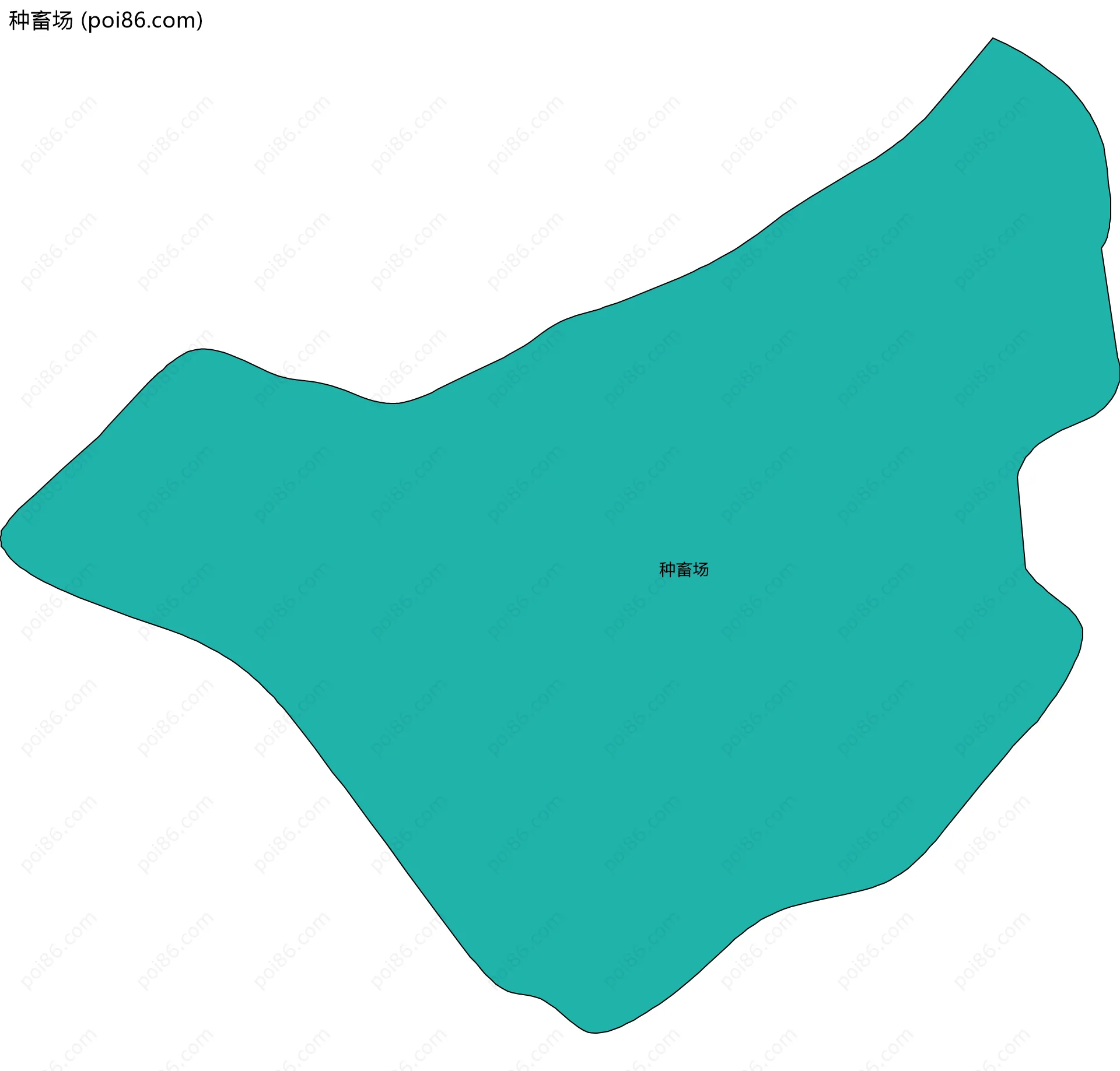 种畜场边界地图