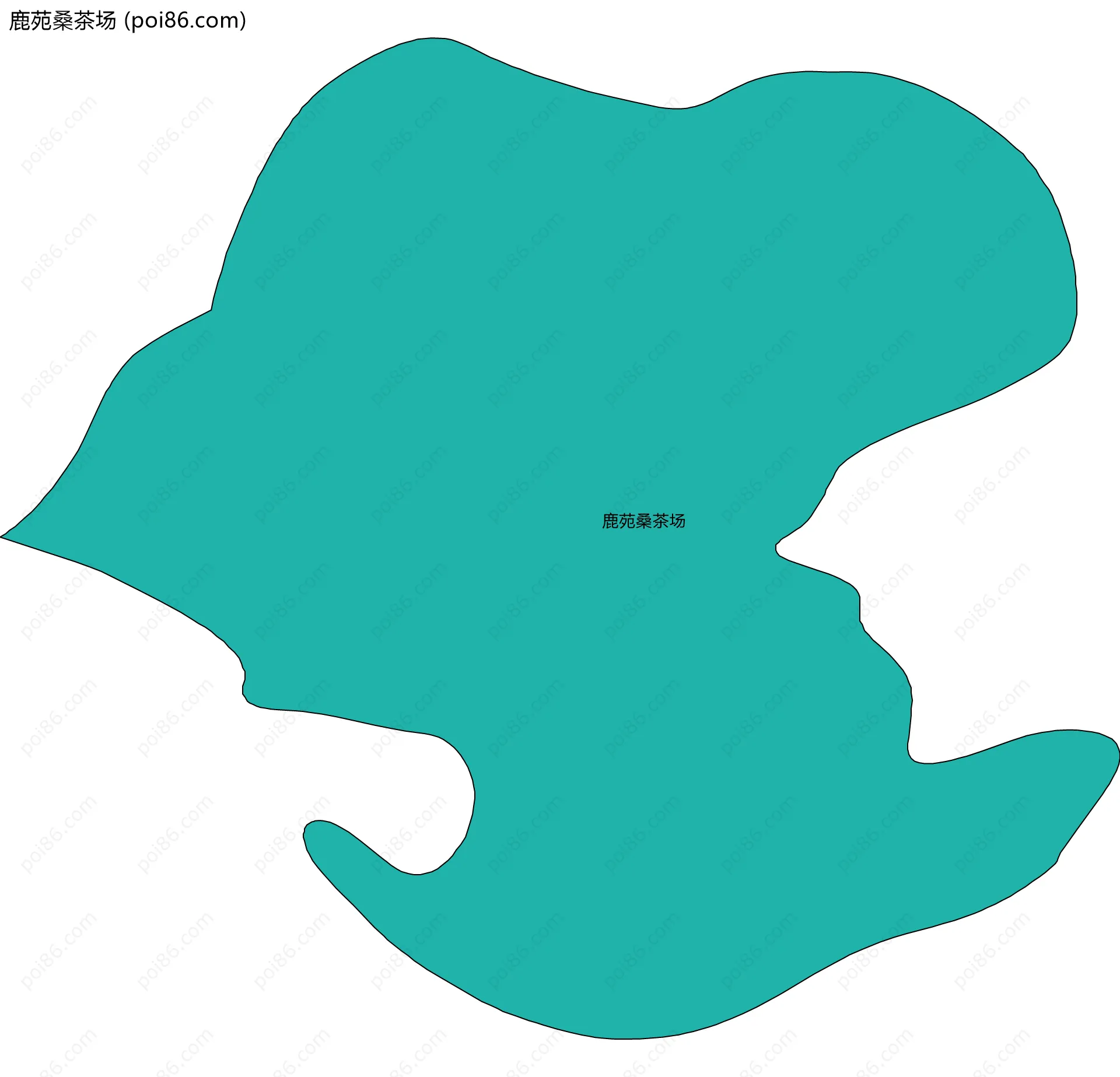 鹿苑桑茶场边界地图