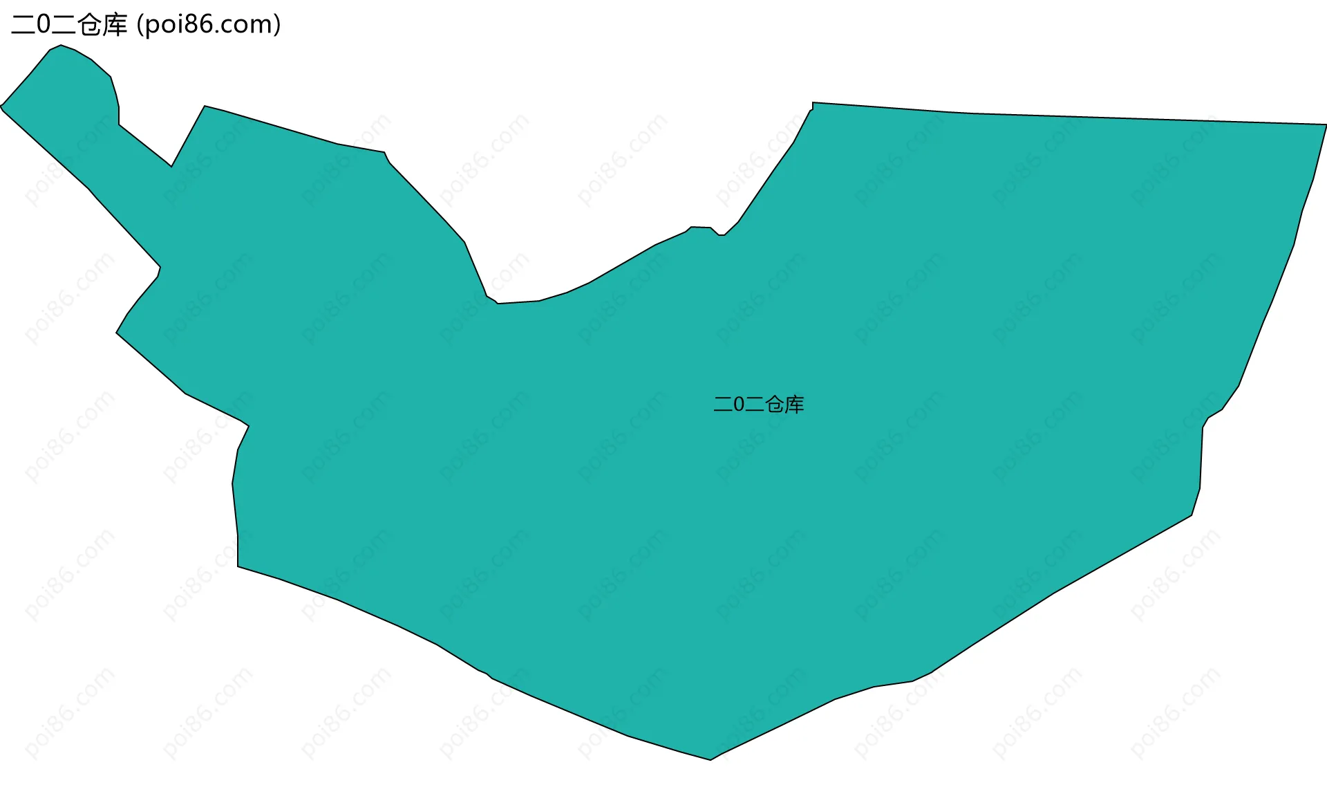 二0二仓库边界地图