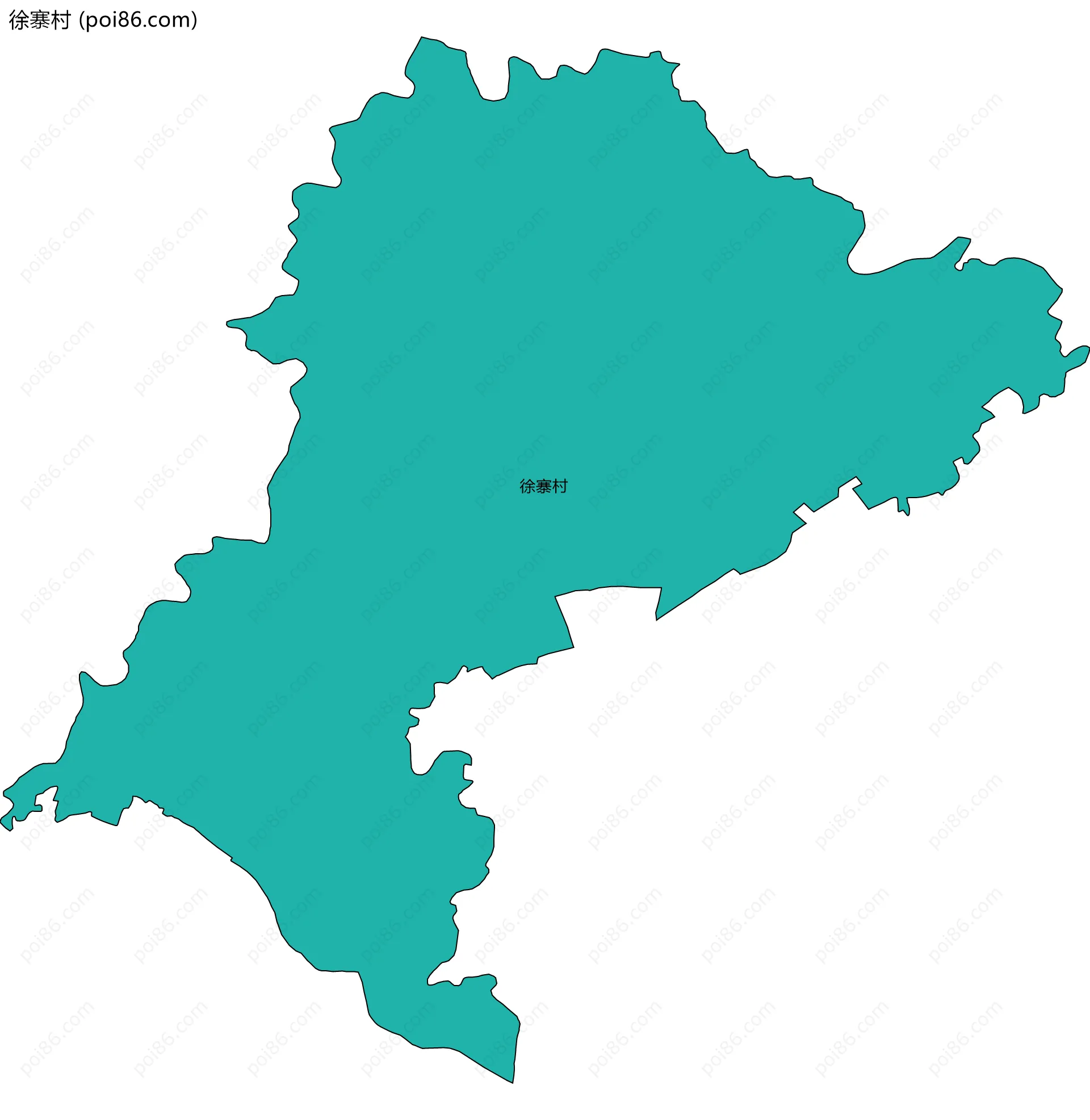 徐寨村边界地图