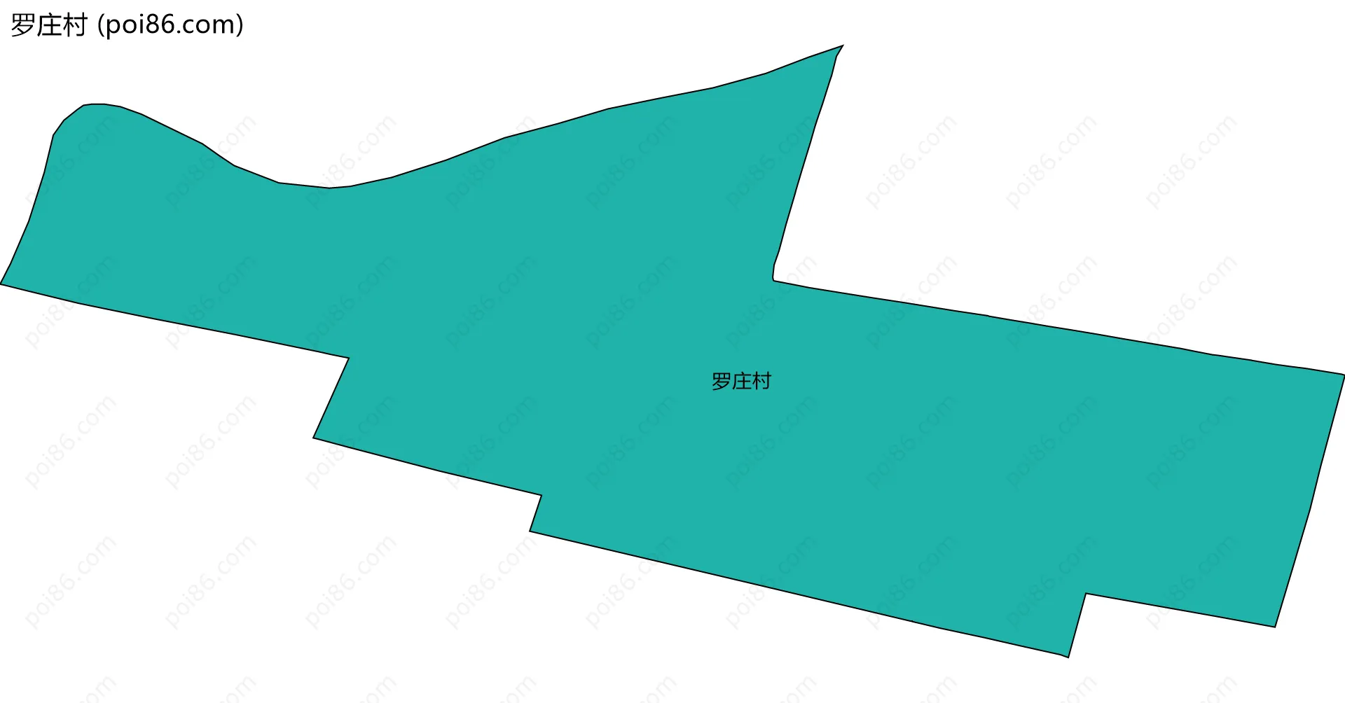 罗庄村边界地图