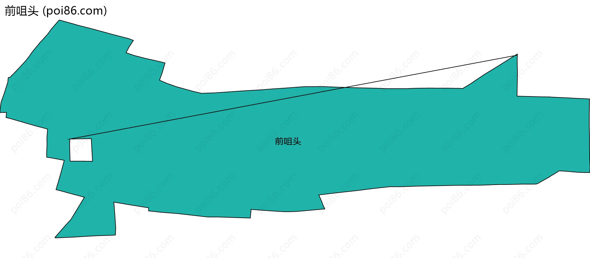 前咀头边界地图
