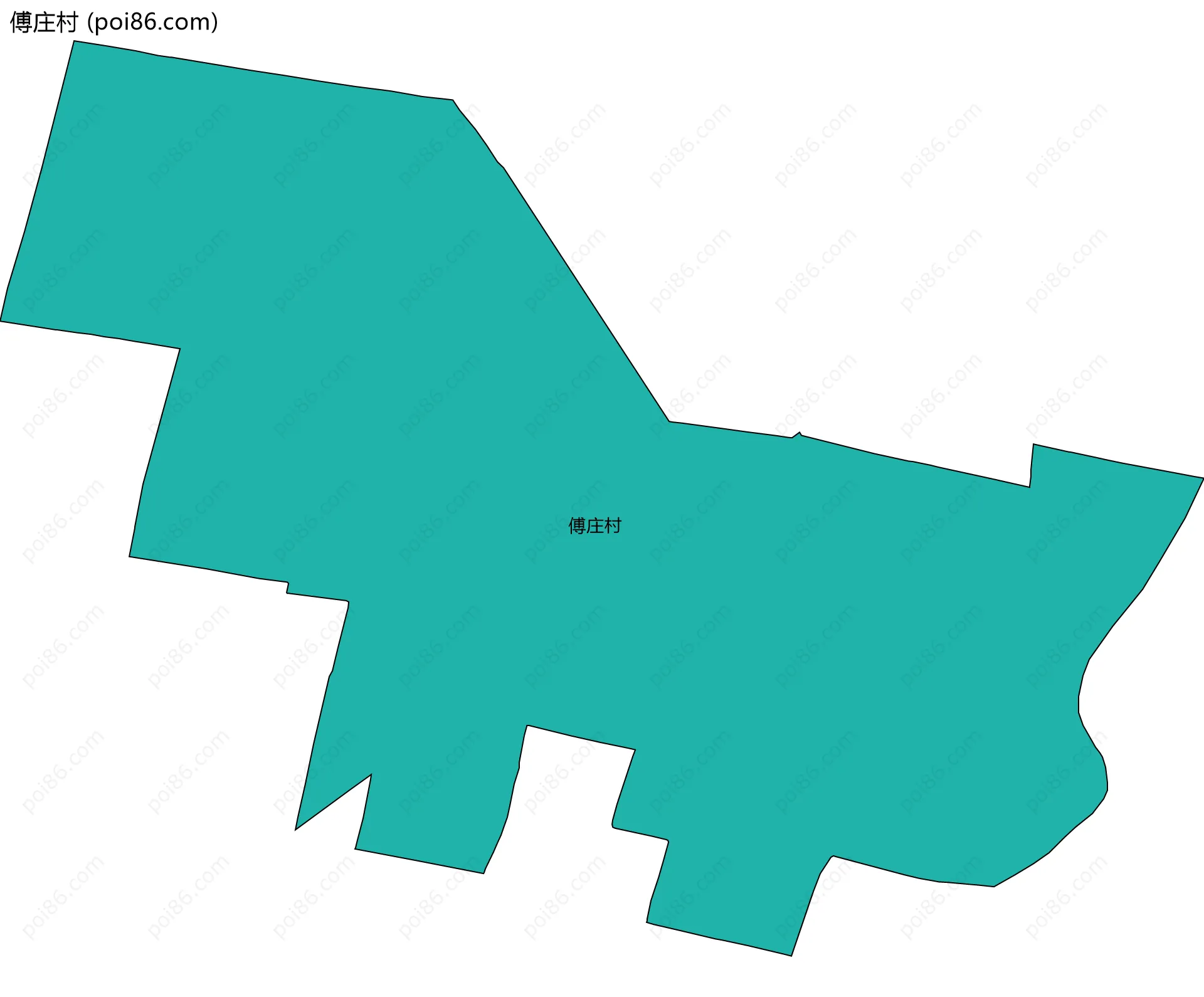 傅庄村边界地图