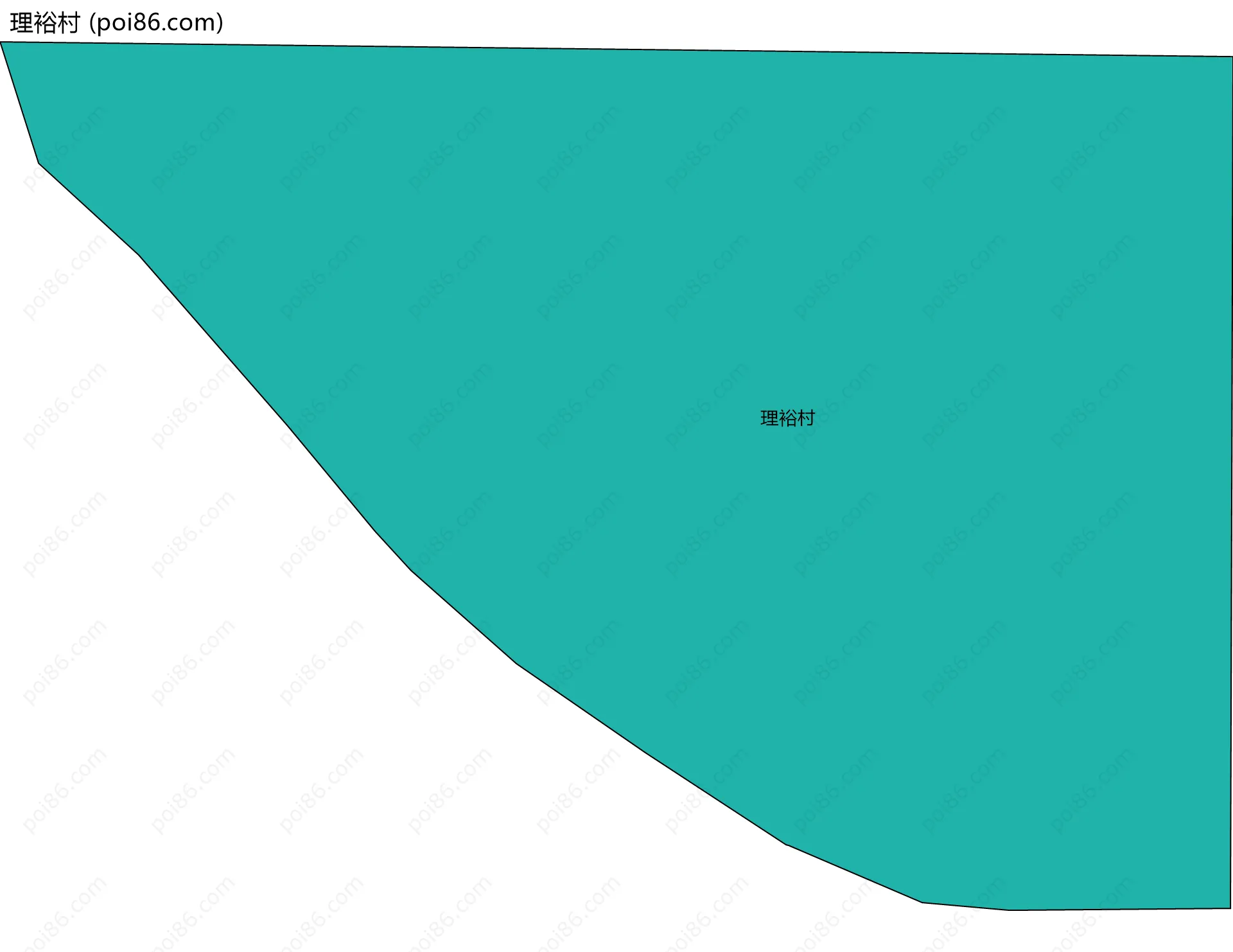 理裕村边界地图