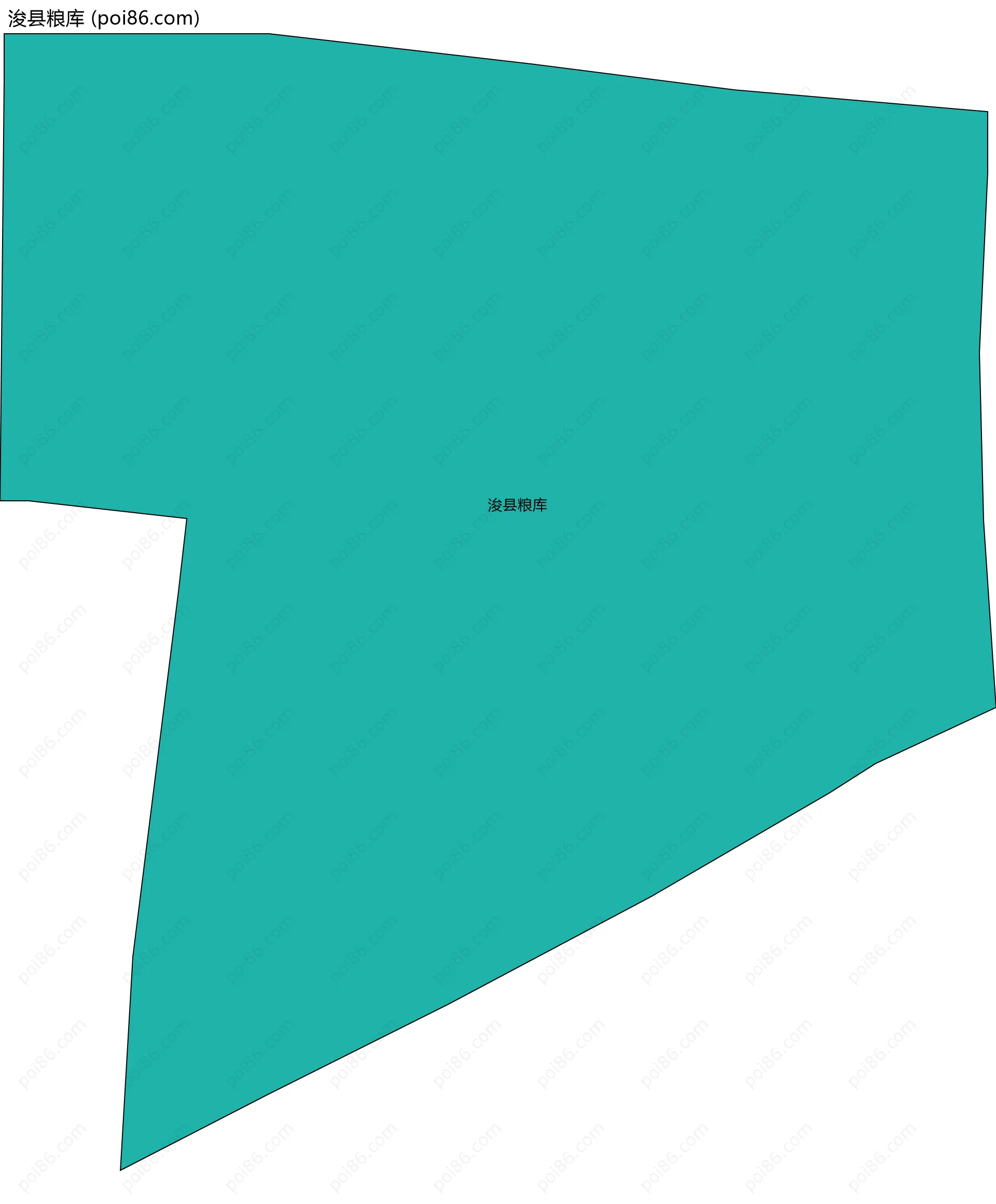 浚县粮库边界地图