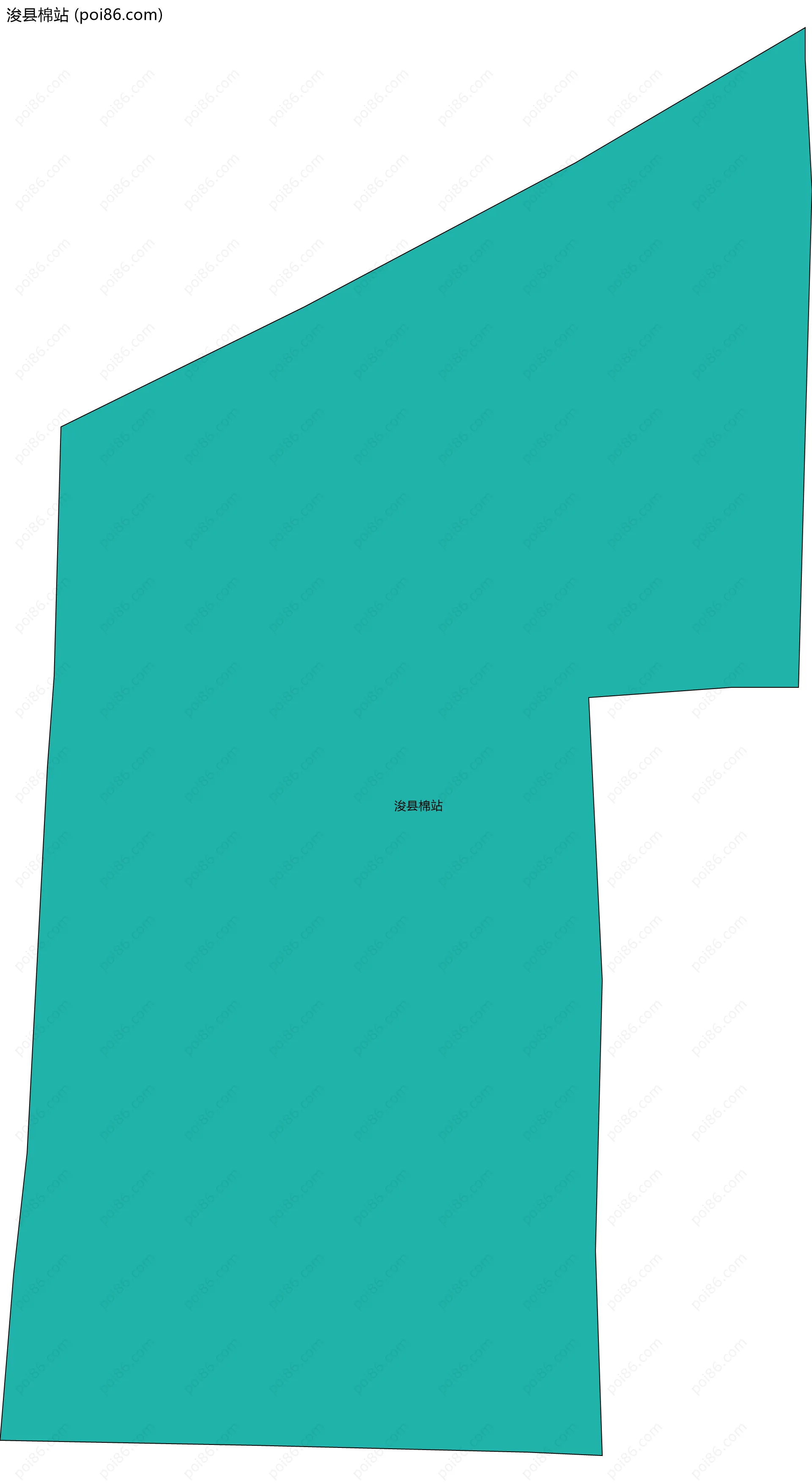 浚县棉站边界地图