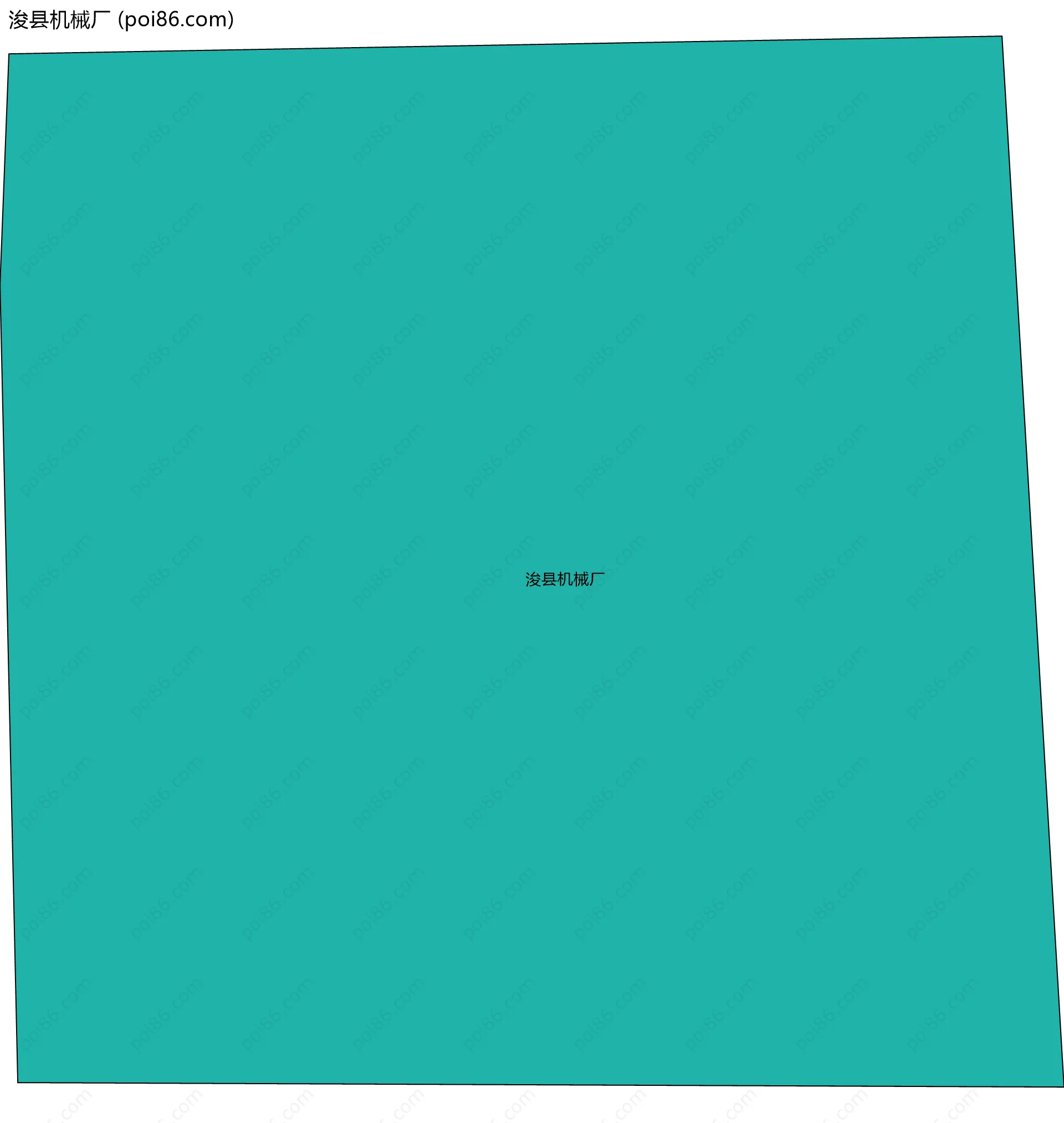 浚县机械厂边界地图