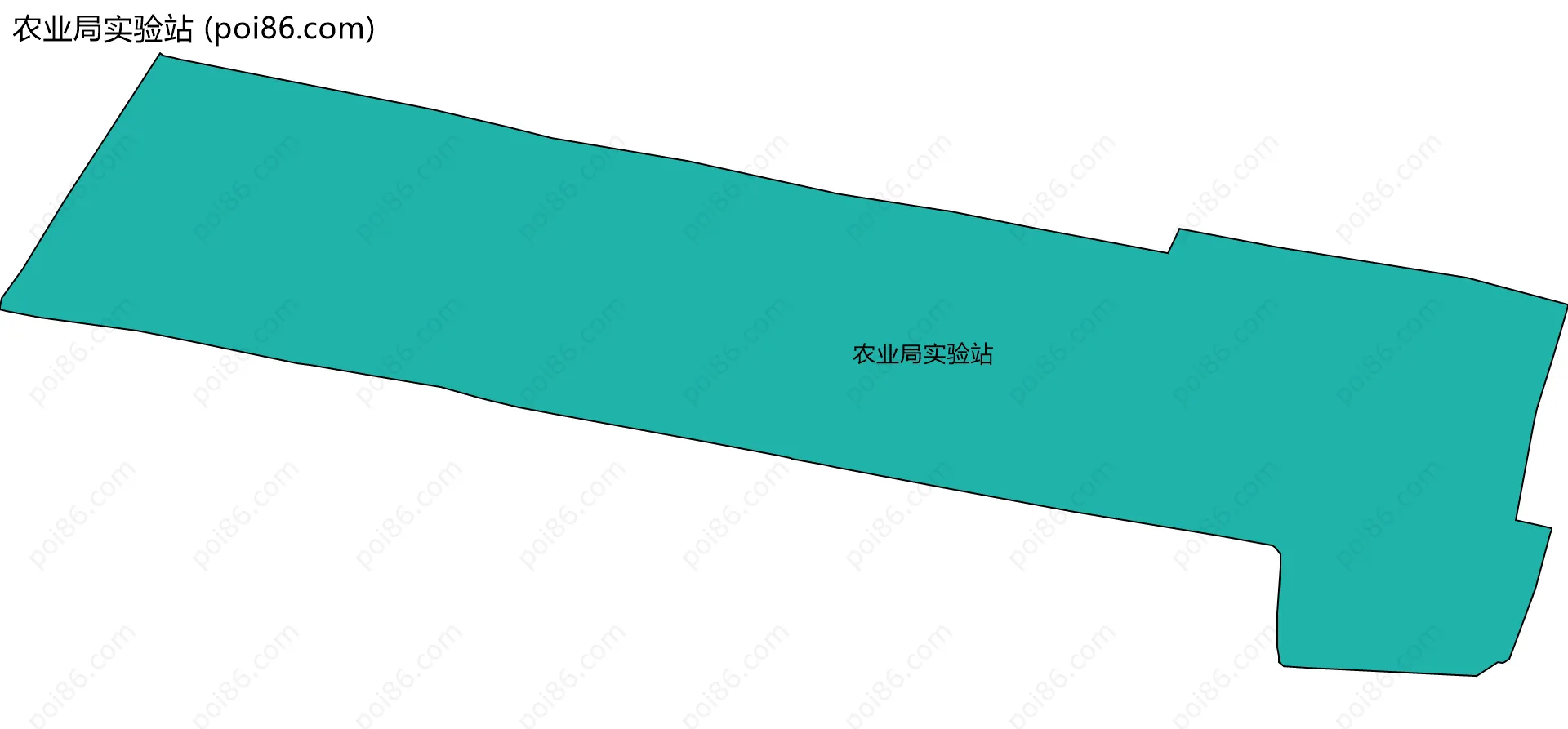 农业局实验站边界地图