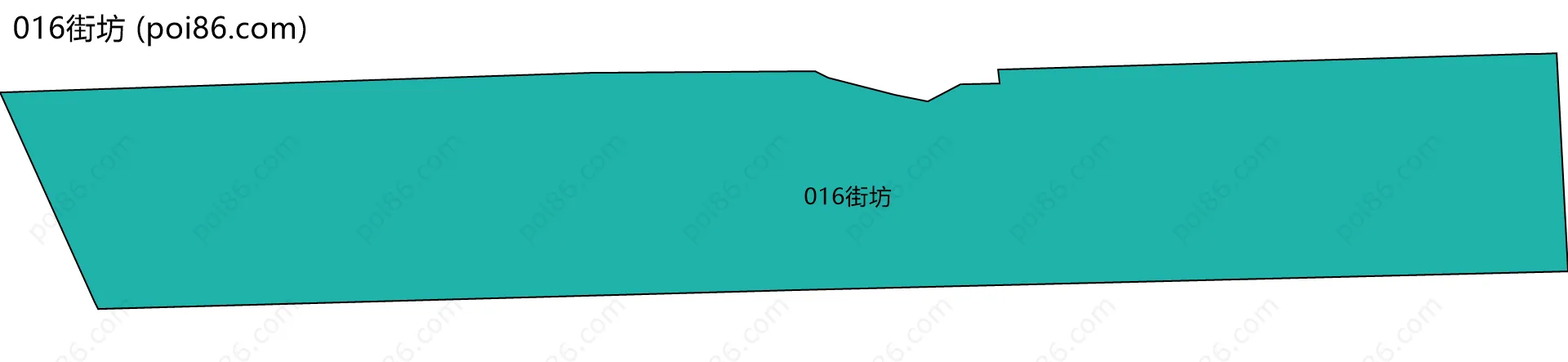 016街坊边界地图