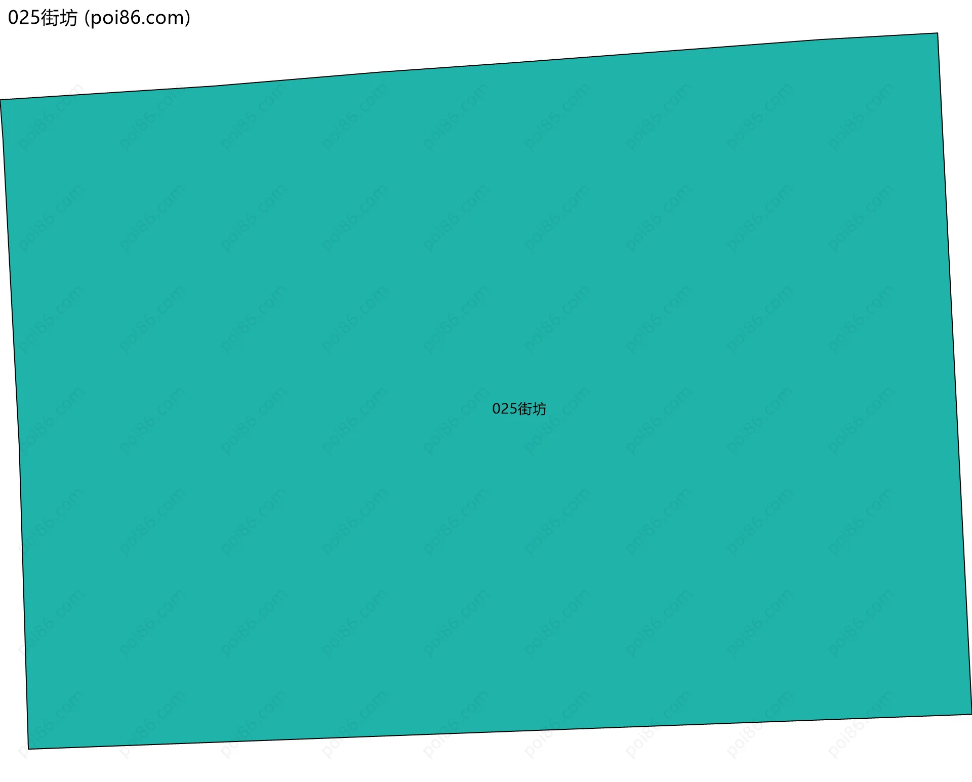 025街坊边界地图
