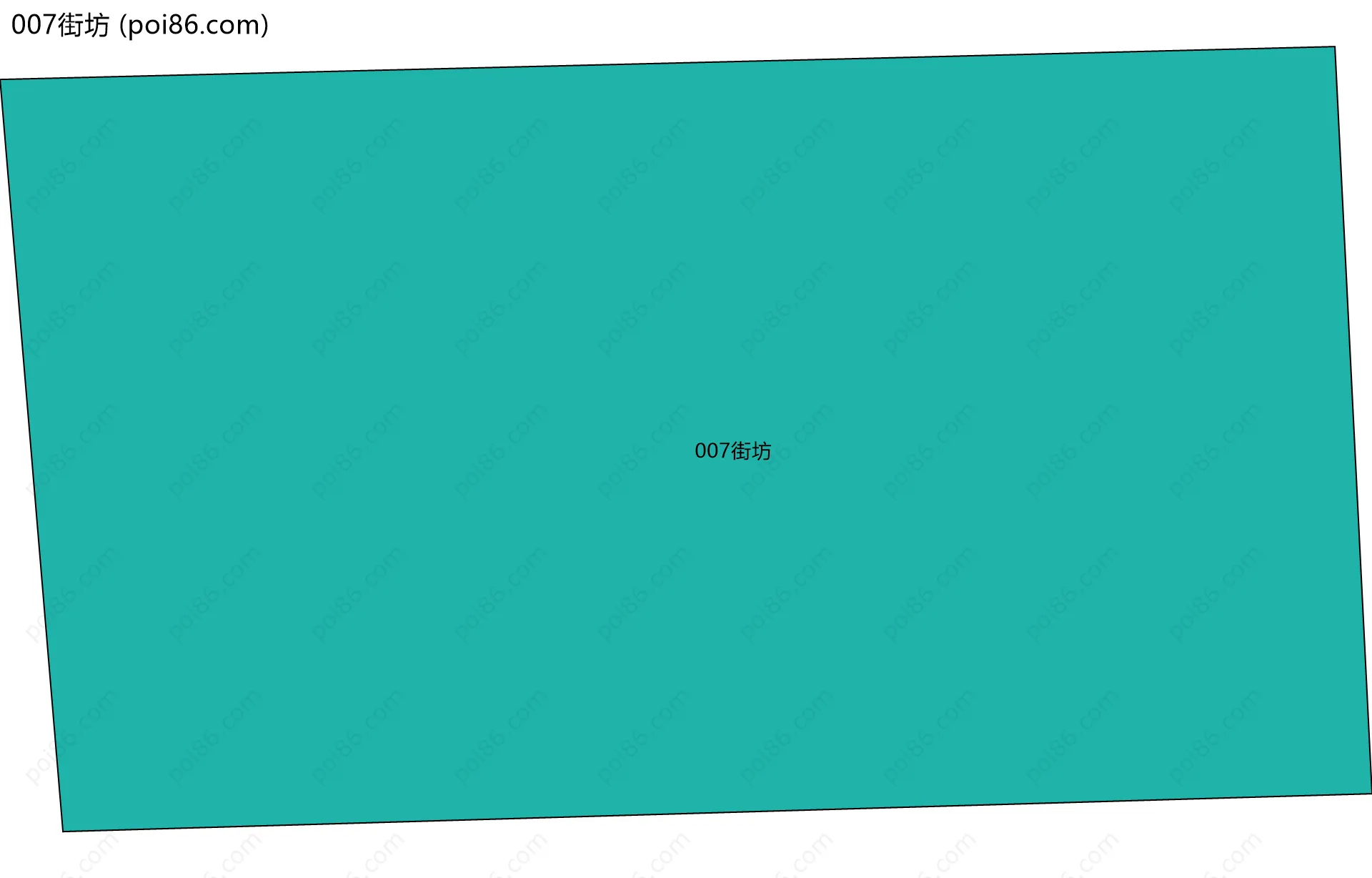 007街坊边界地图