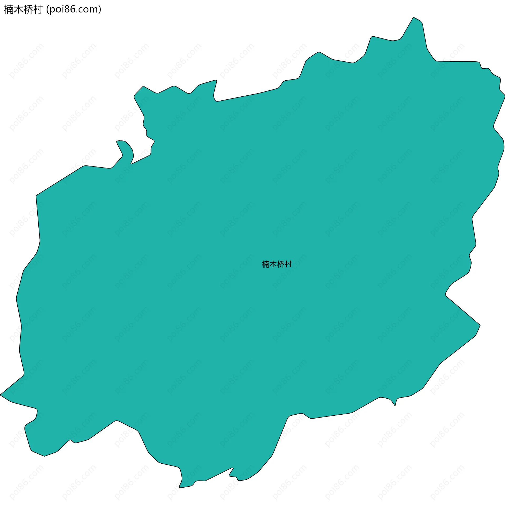 楠木桥村边界地图