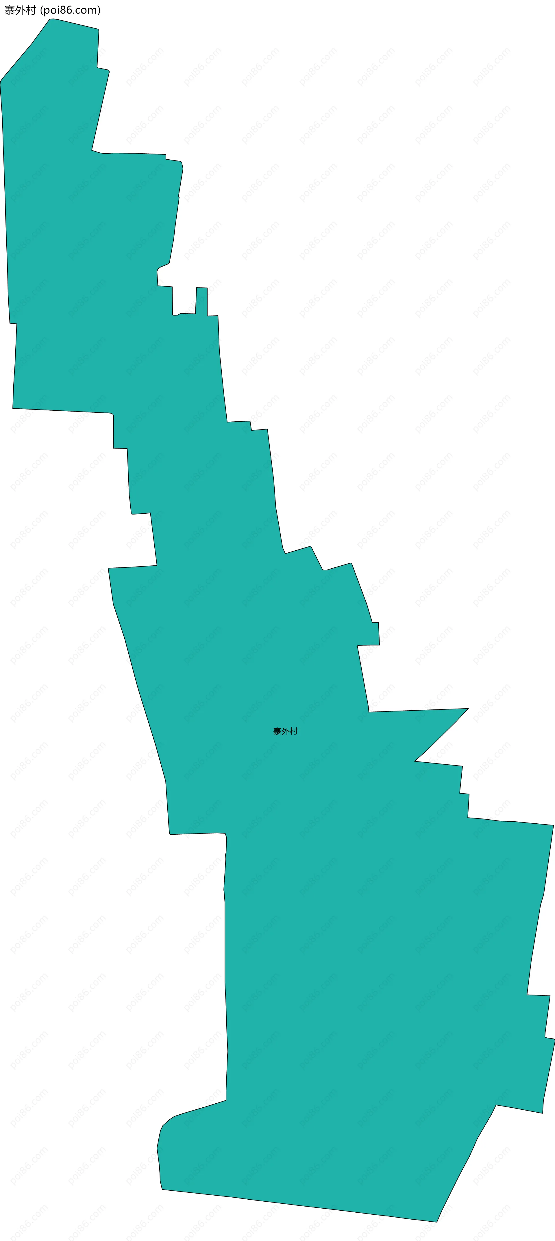 寨外村边界地图