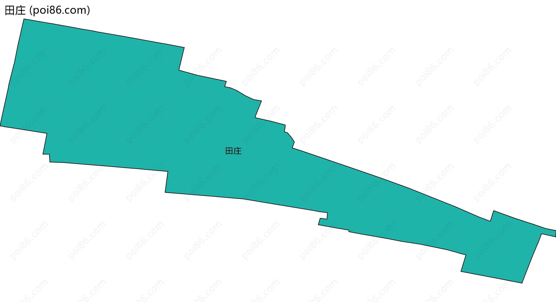 田庄边界地图
