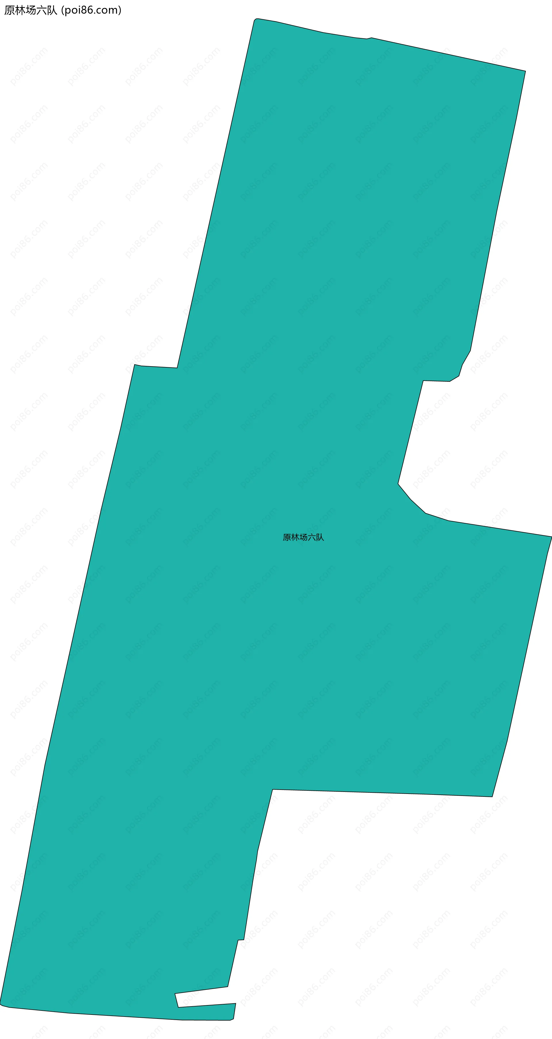 原林场六队边界地图