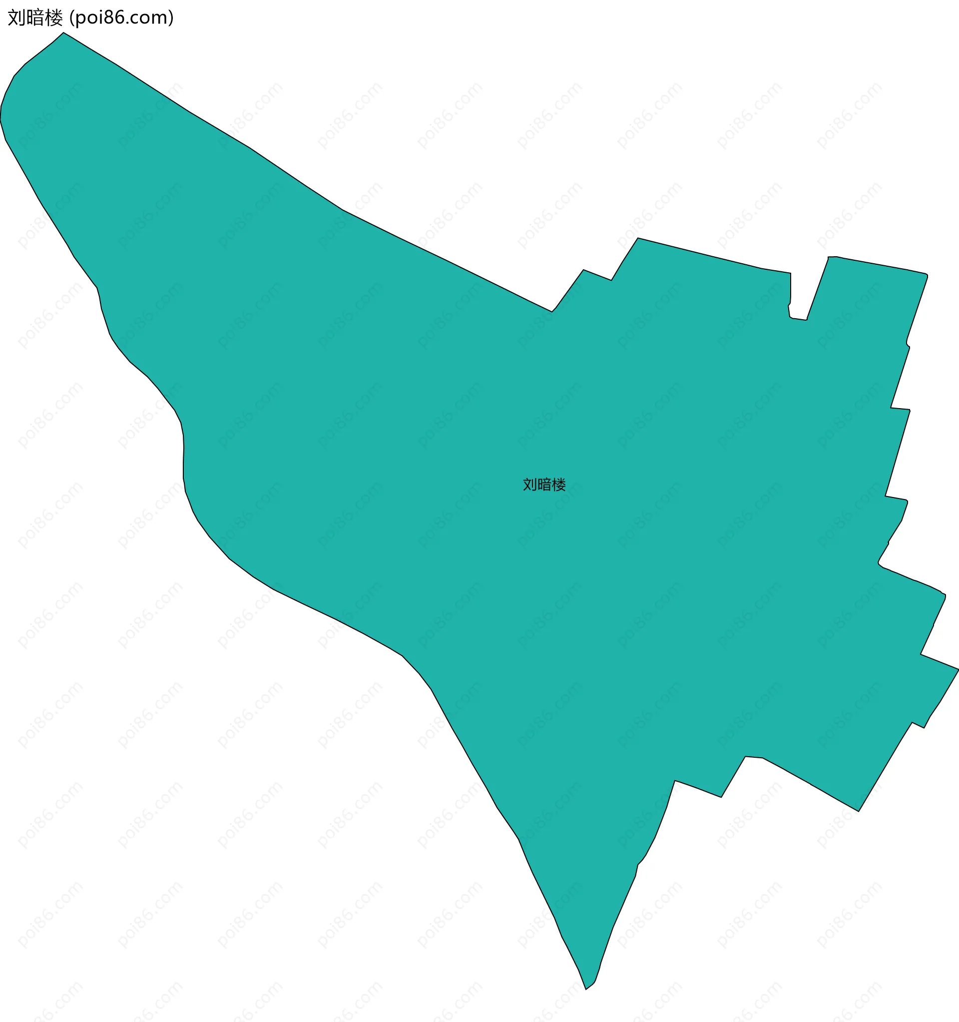 刘暗楼边界地图