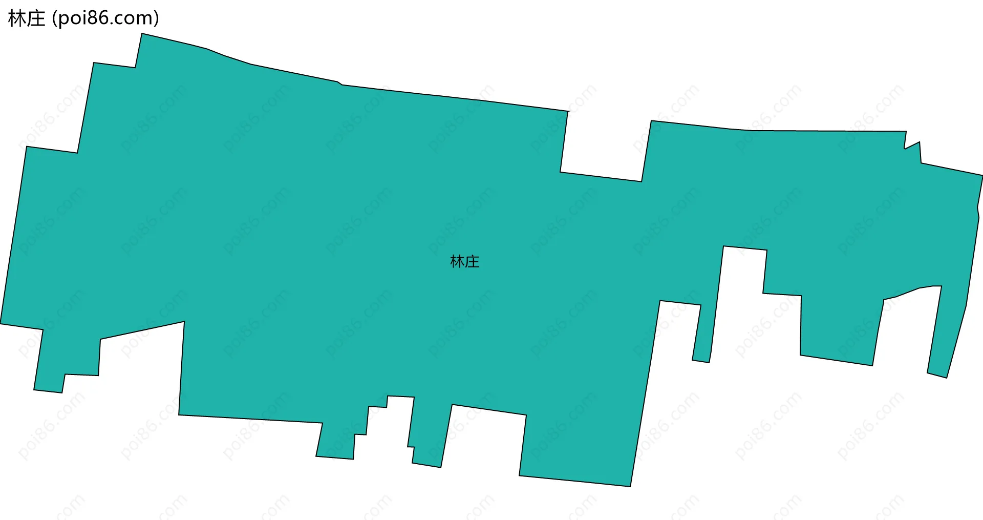 林庄边界地图