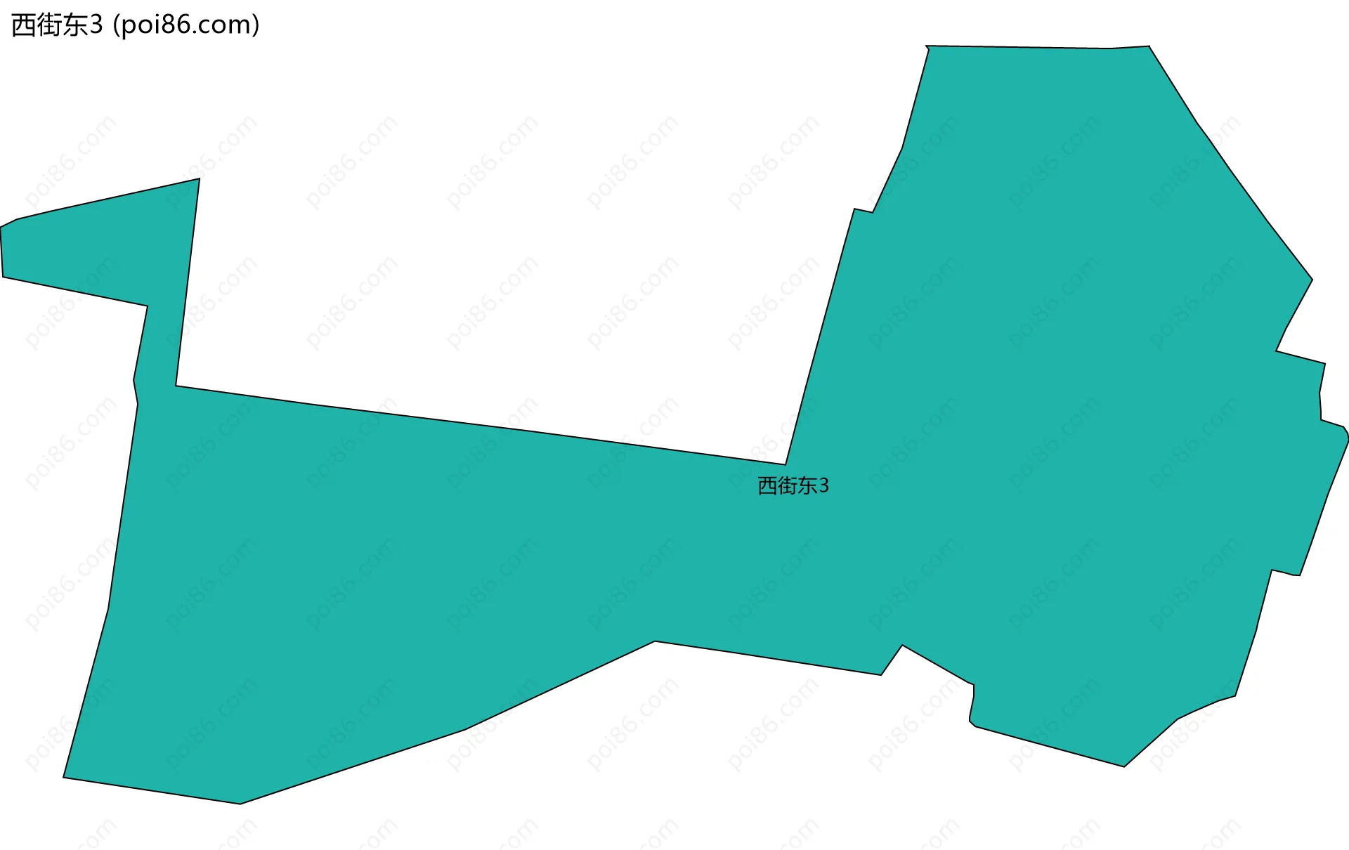西街东3边界地图