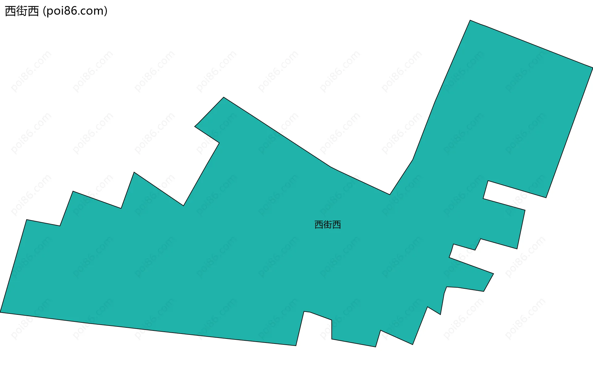 西街西边界地图