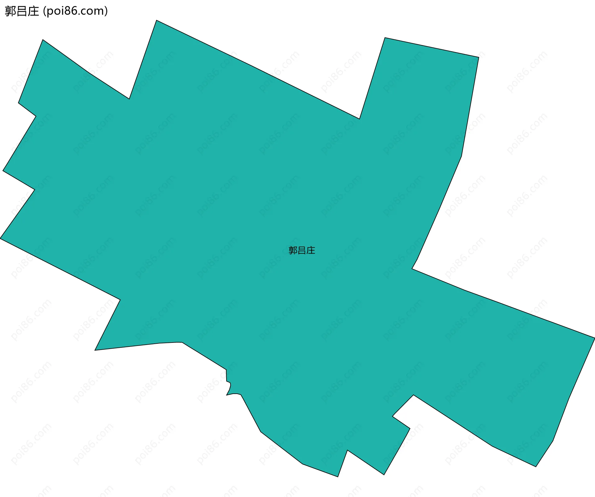 郭吕庄边界地图