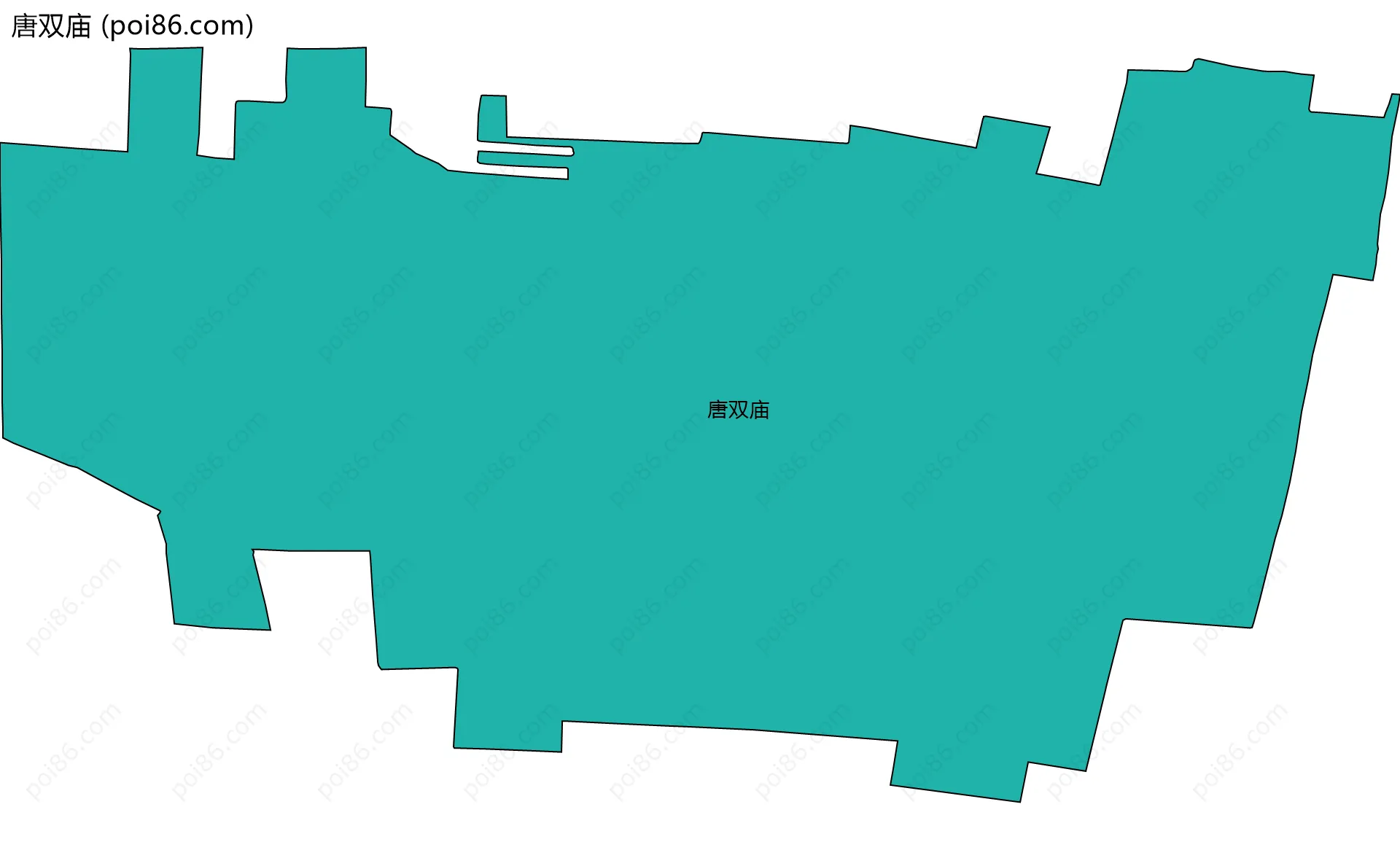 唐双庙边界地图