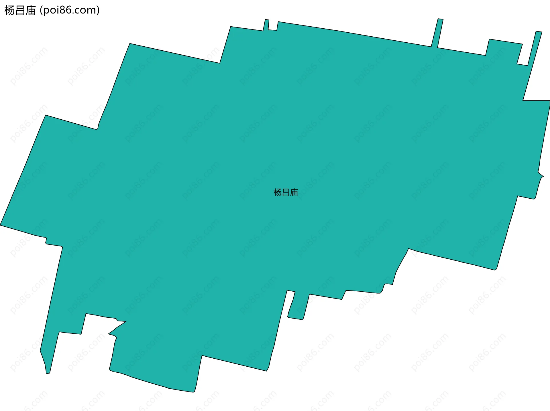 杨吕庙边界地图