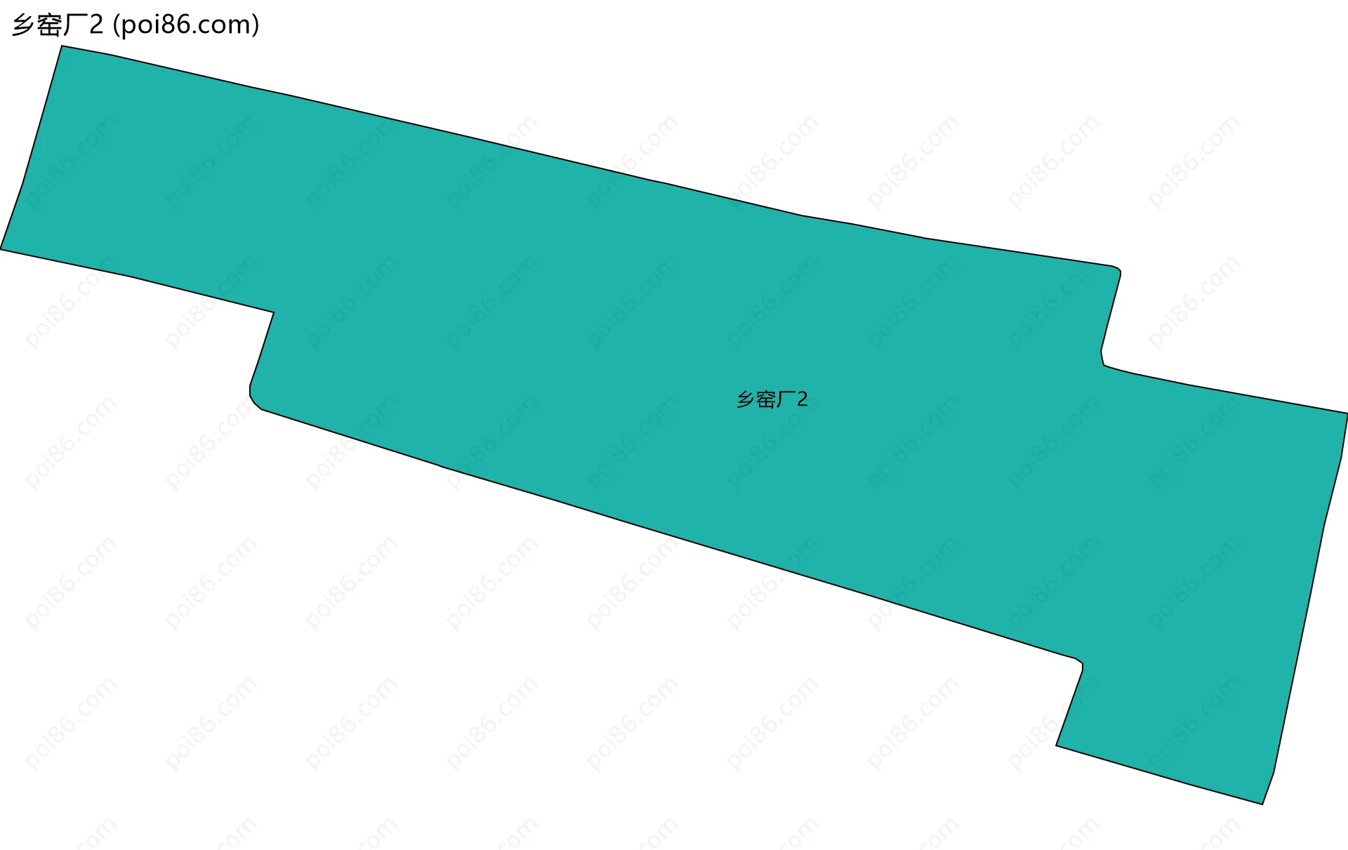 乡窑厂2边界地图