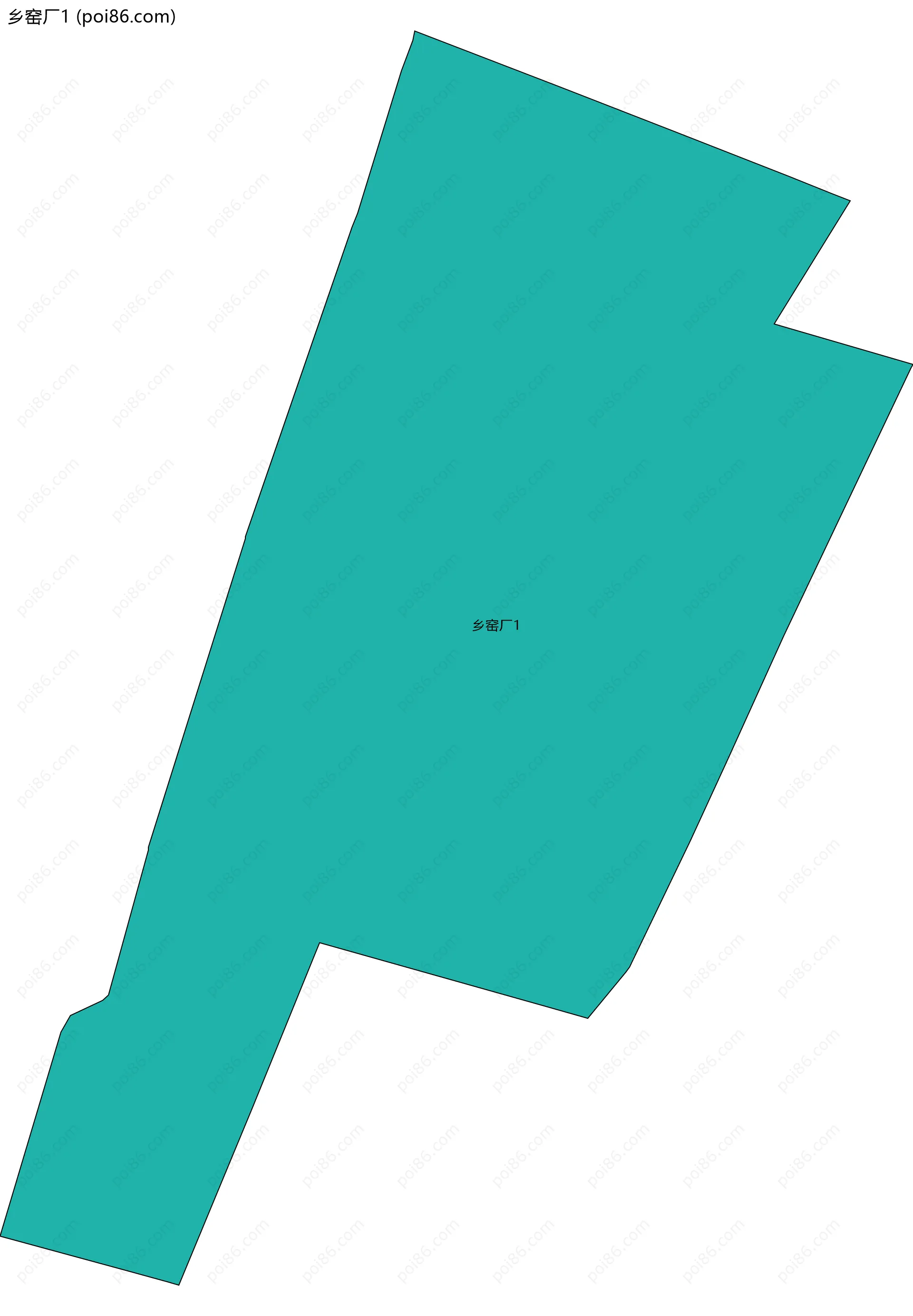 乡窑厂1边界地图