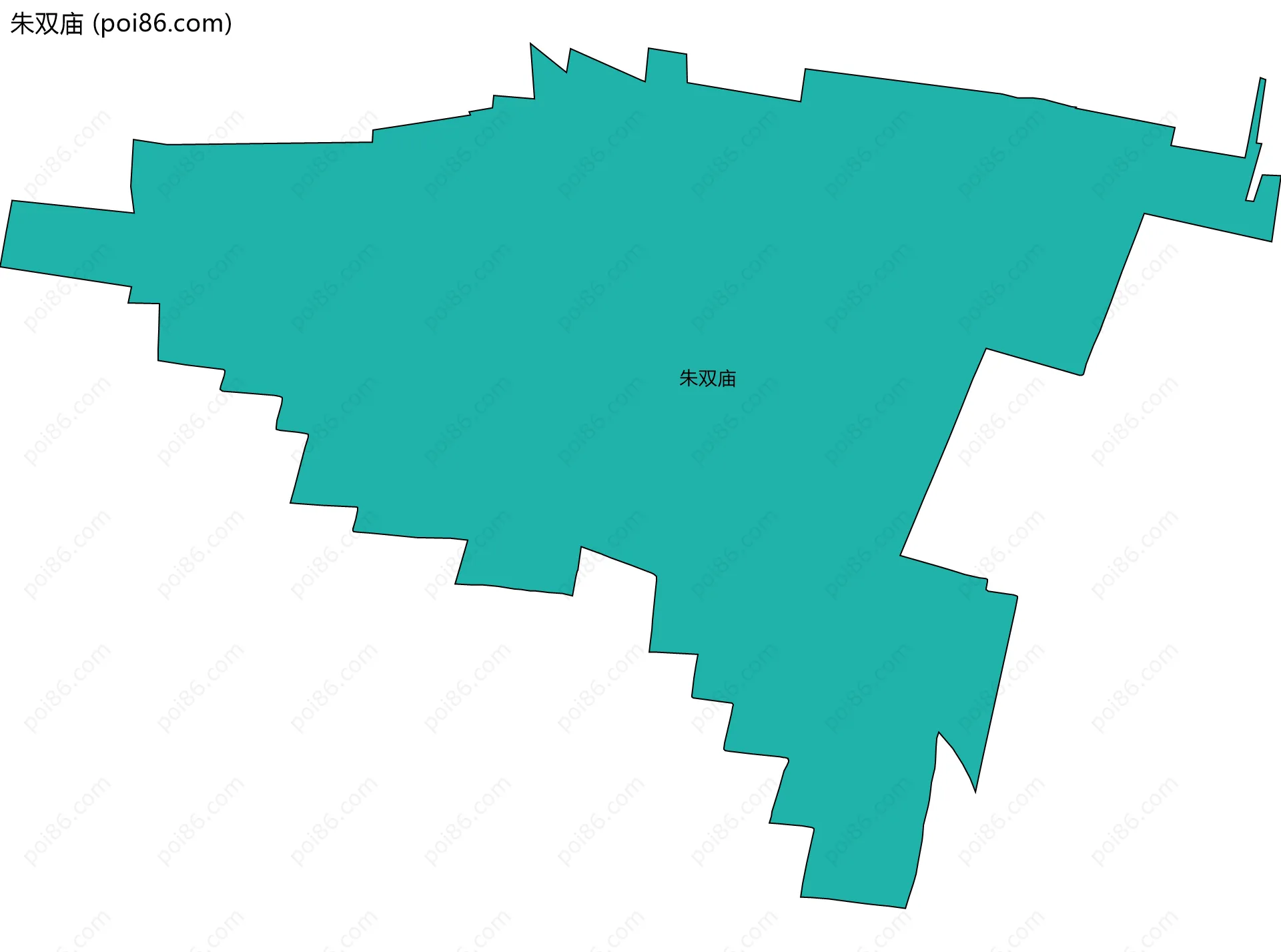 朱双庙边界地图